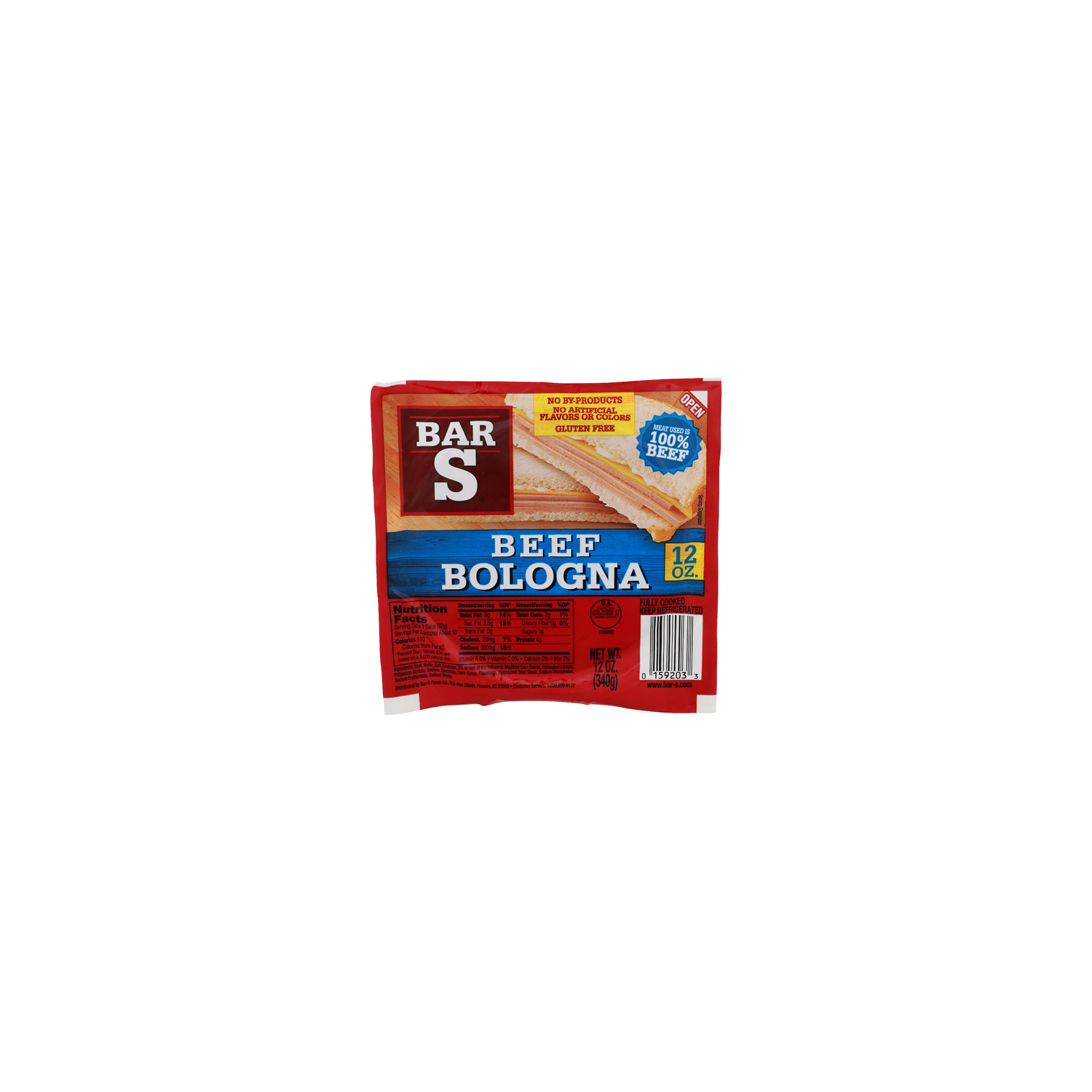 Bar S Beef Bologna - 12 Ounce Image 1 of 4