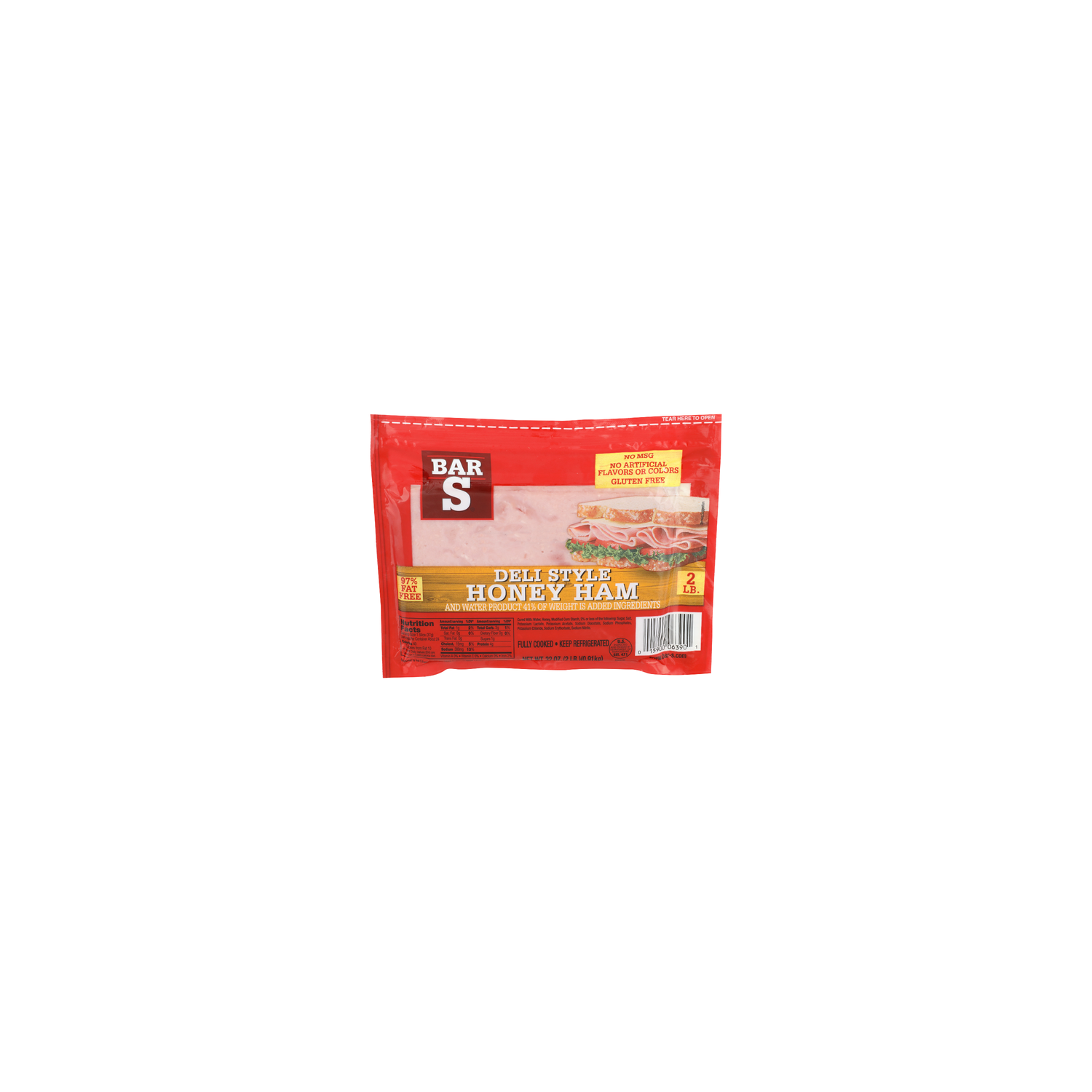Bar S Deli Style Honey Ham - 32 Ounce Image 1 of 4