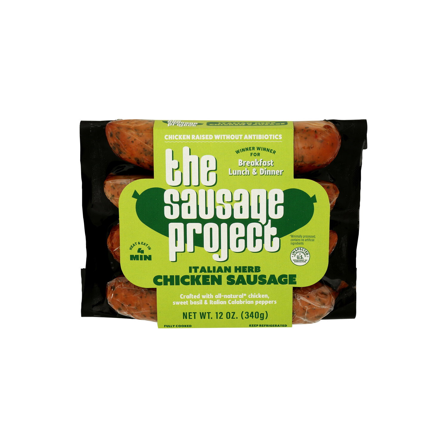 The Sausage Project Italian Herb Chicken - 12 Ounce - Super 1 Foods