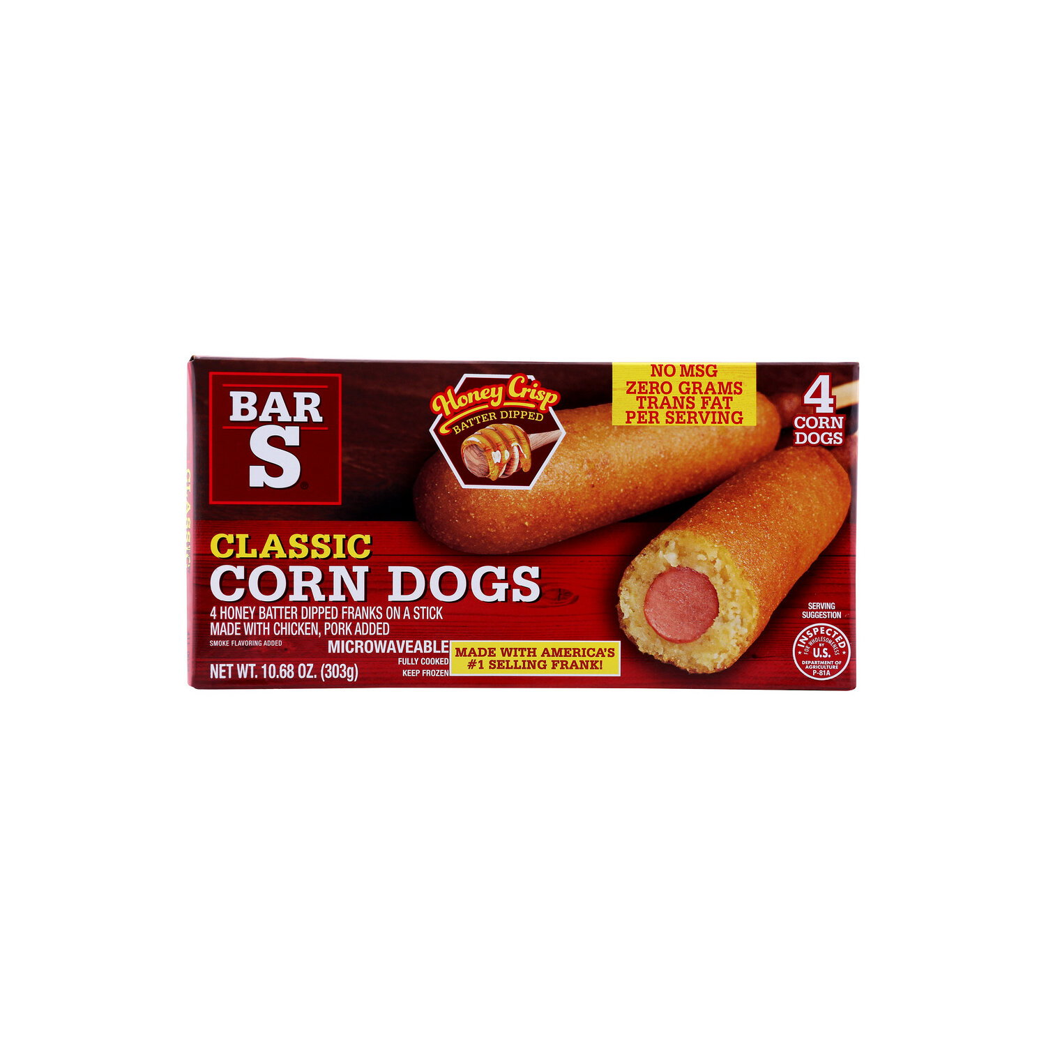 Bar S Corn Dogs 4 Pk - 2.67 Ounce - 4 Count Image 1 of 2