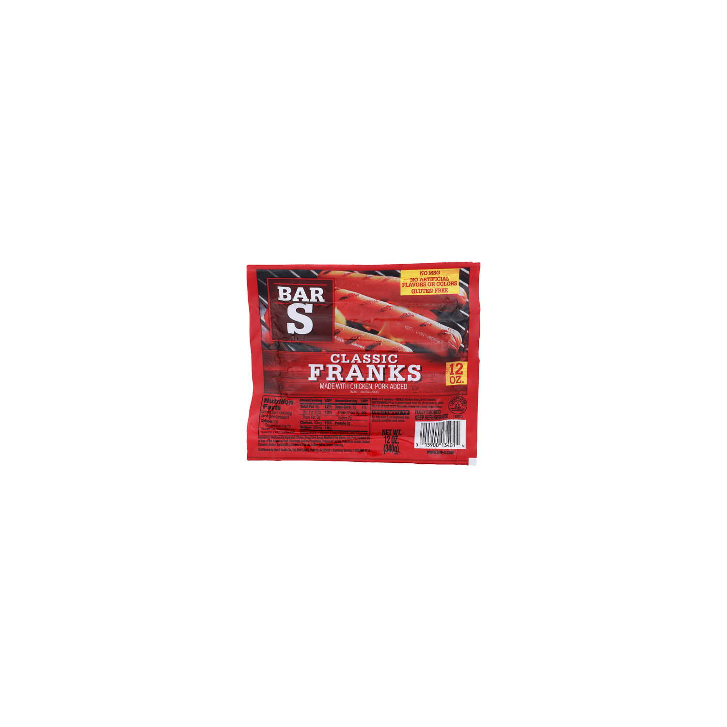 Bar S Classic Franks - 12 Ounce Image 1 of 4