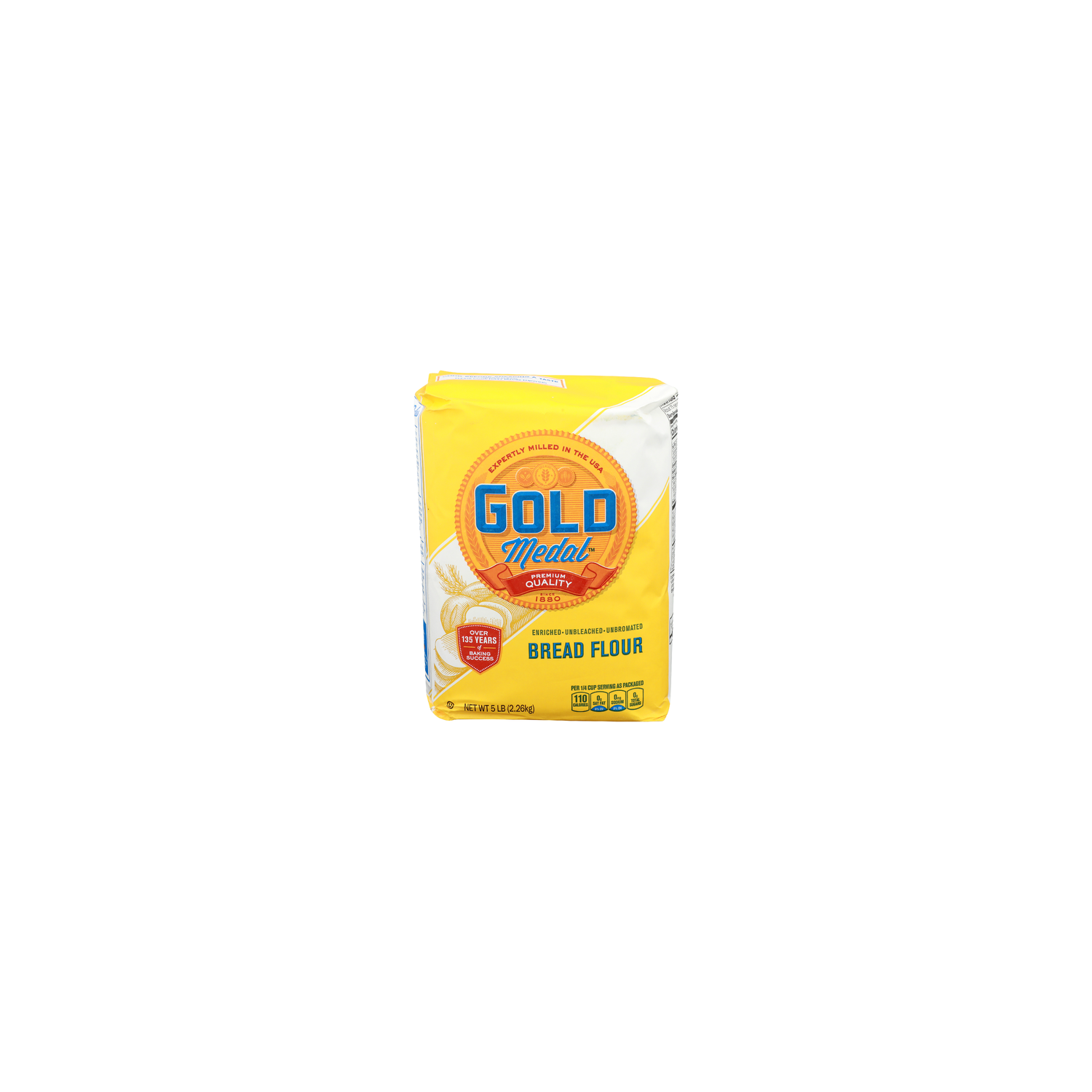 Gold Medal Enriched Unbleached Unbromated Bread Flour - 5 Pound Image 1 of 4