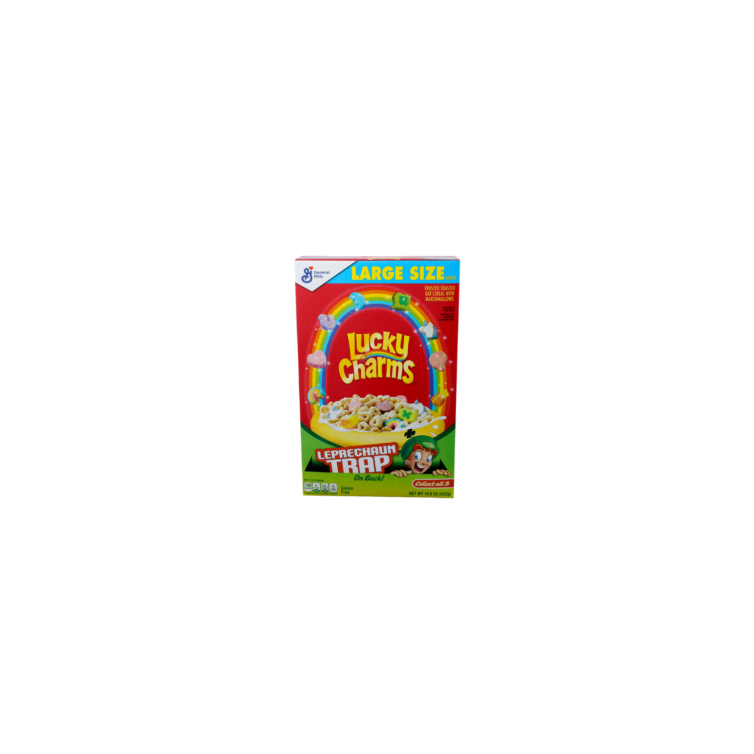 General Mills Lucky Charms Large Size Frosted Toasted Oat Cereal With Marshmallows - 14.9 Ounce Image 1 of 4