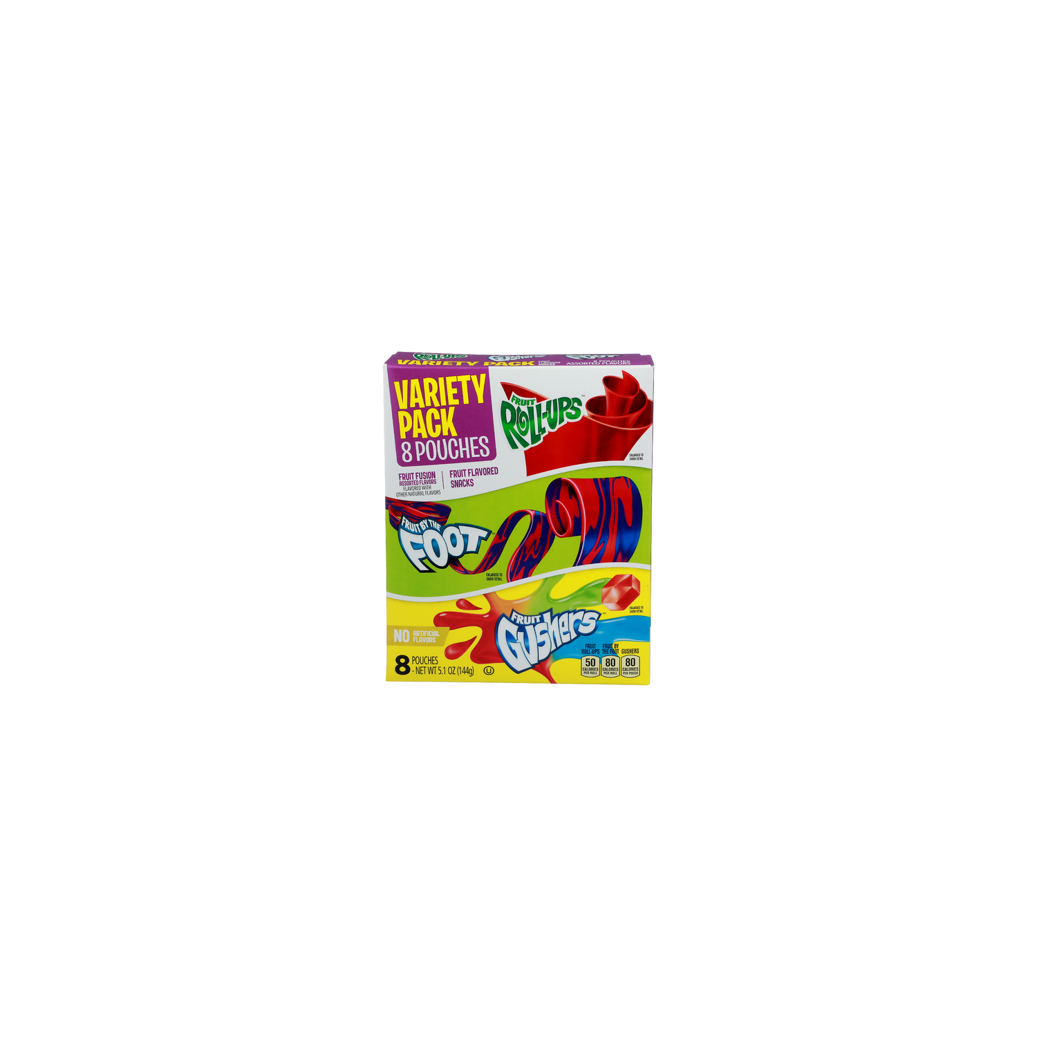 General Mills Fruit Roll-Ups By The Foot Gushers Variety Pack Flavored Snacks - 0.638 Ounce - 8 Count Image 1 of 4