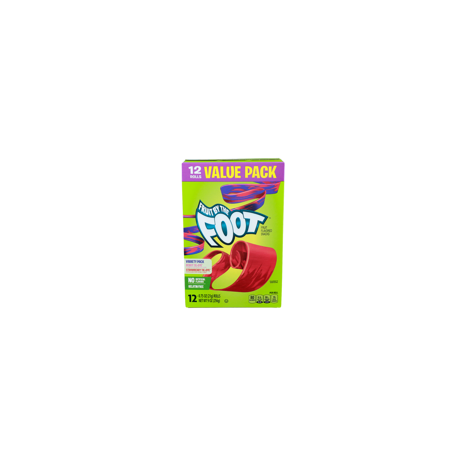 Fruit By The Foot Berry Tie-Dye Strawberry Variety Pack Fruit Flavored Snacks - 0.75 Ounce - 12 Count Image 1 of 4