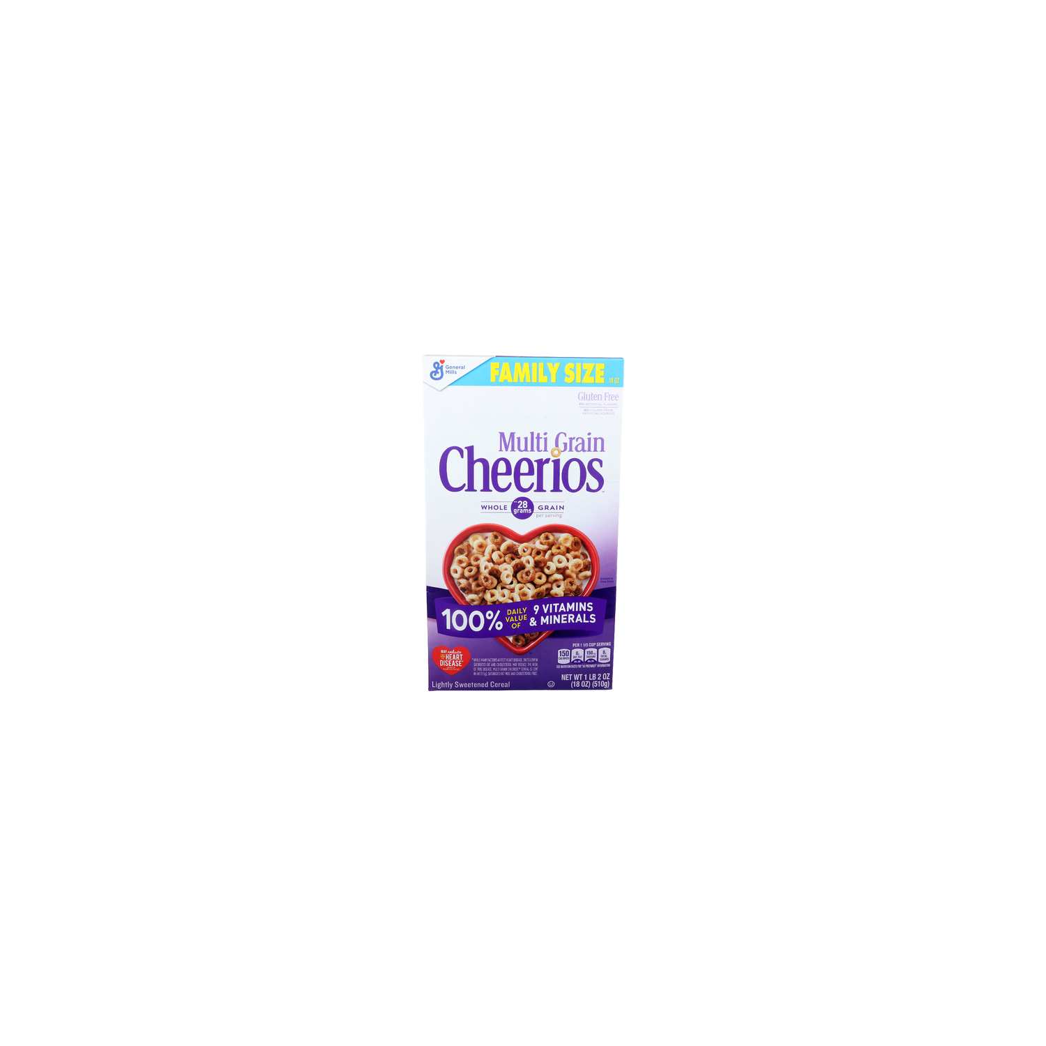 General Mills Family Size Multi-Grain Cheerios Cereal - 18 Ounce Image 1 of 4