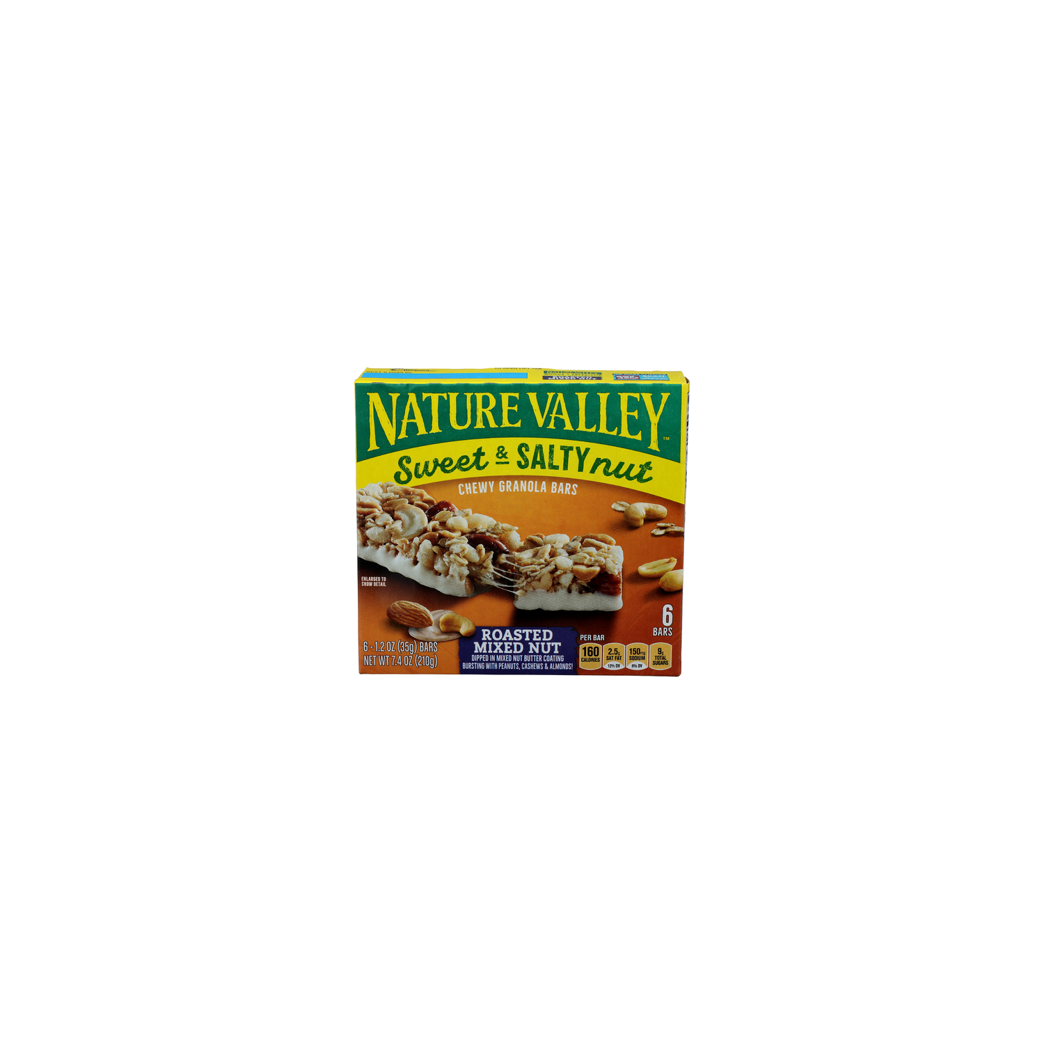 Nature Valley Sweet & Salty Nut Roasted Mixed Chewy Granola Bars - 1.233 Ounce - 6 Count Image 1 of 4