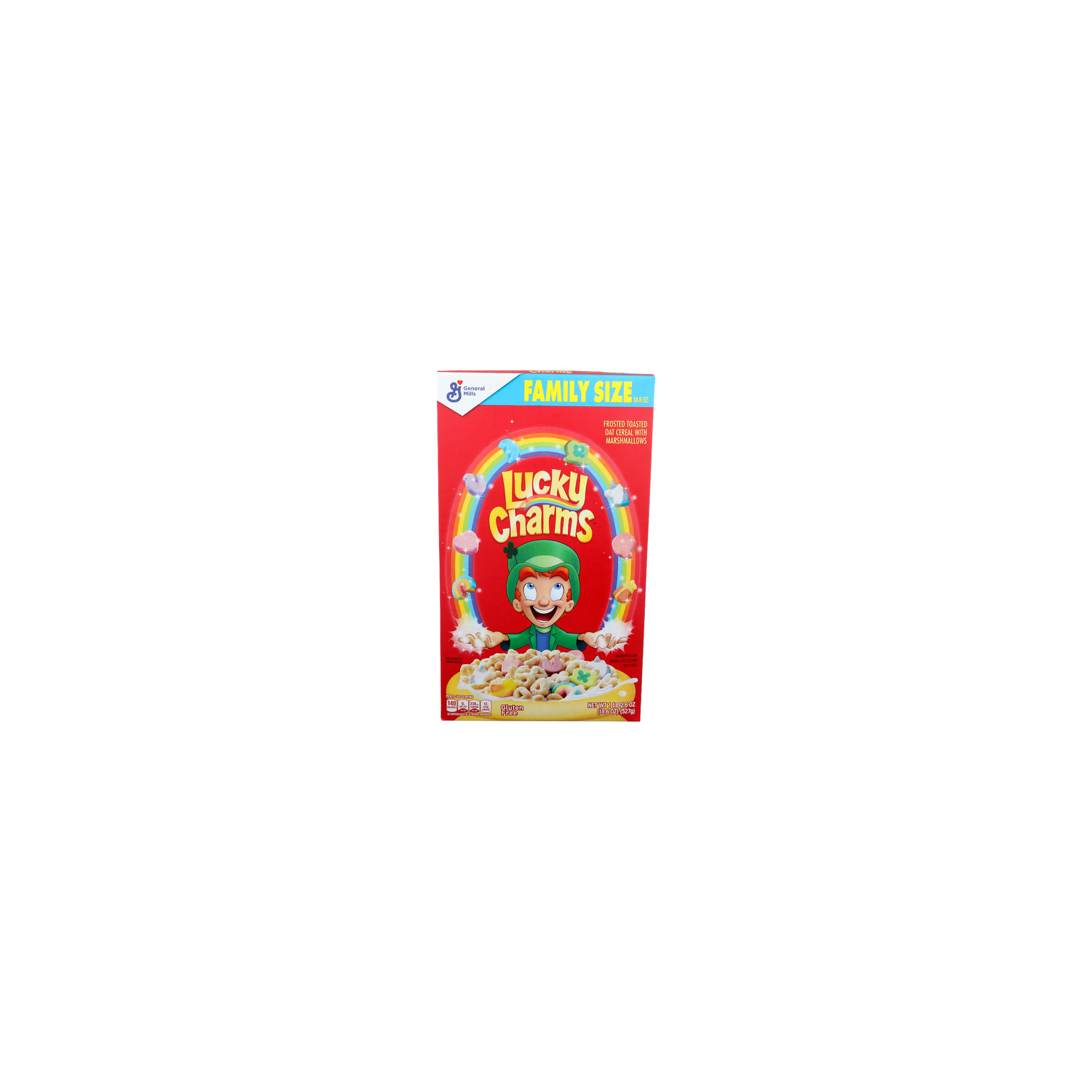 General Mills Lucky Charms Family Size Frosted Toasted Oat Cereal With Marshmallows - 18.6 Ounce Image 1 of 4