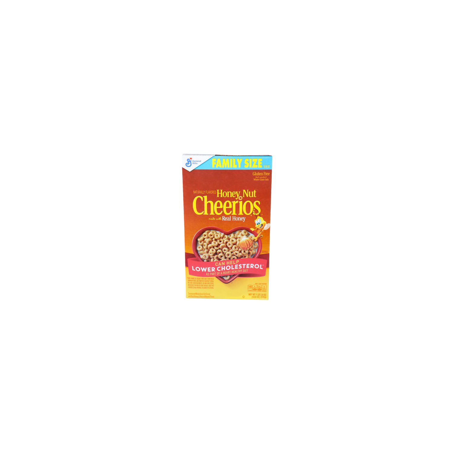 General Mills Cheerios With Real Honey & Natural Almond Flavor Nut Sweetened Whole Grain Oat Cereal - 18.8 Ounce Image 1 of 4