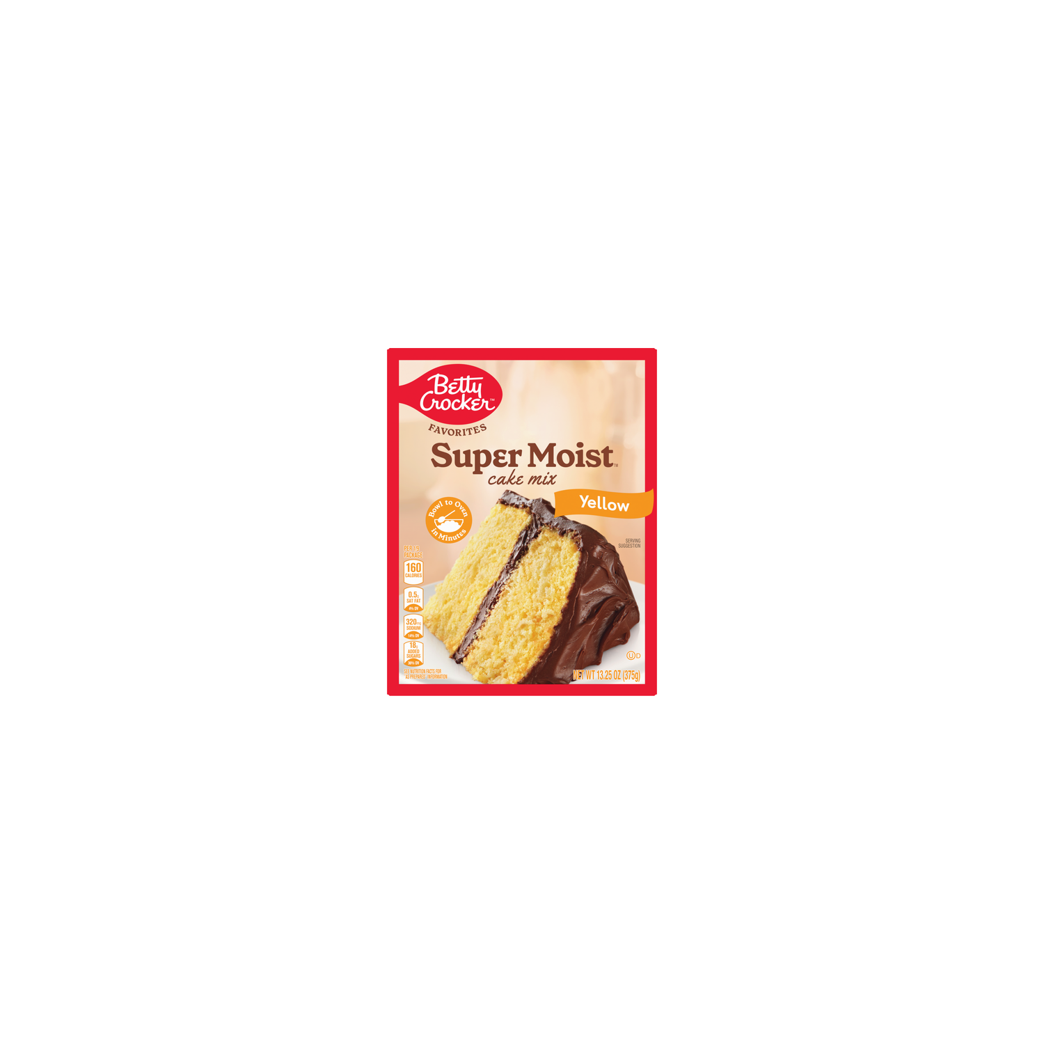 Betty Crocker Favorites Super Moist Yellow Cake Mix - 13.25 Ounce Image 1 of 2