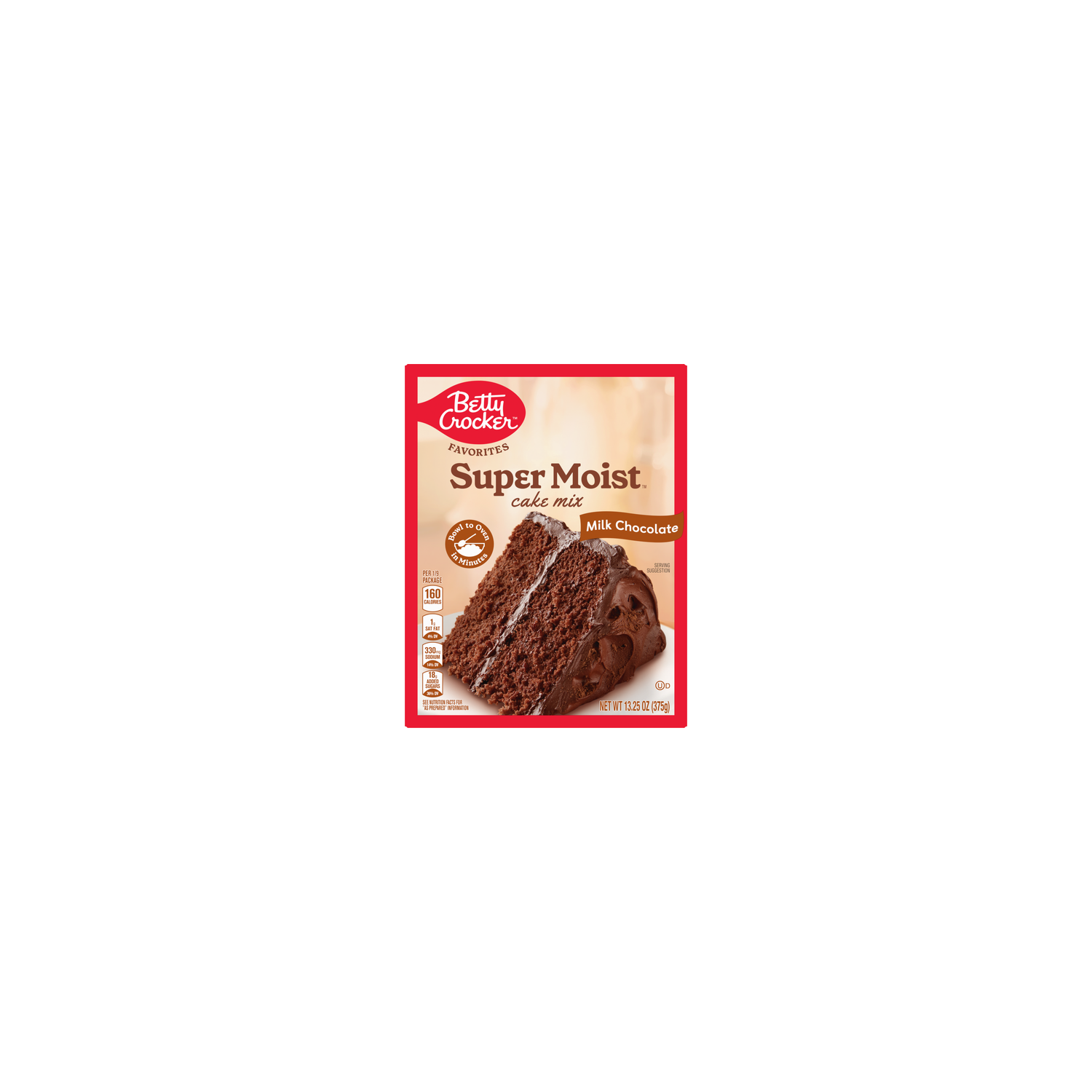 Betty Crocker Favorites Super Moist Milk Chocolate Cake Mix - 13.25 Ounce Image 1 of 2