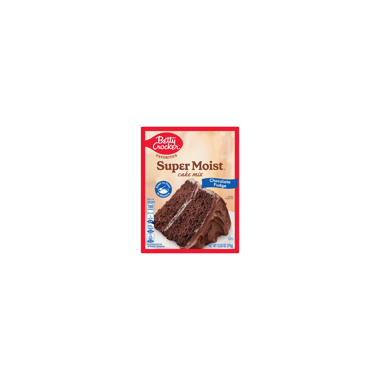 Betty Crocker Favorites Super Moist Chocolate Fudge Cake Mix - 13.25 Ounce Image 1 of 2