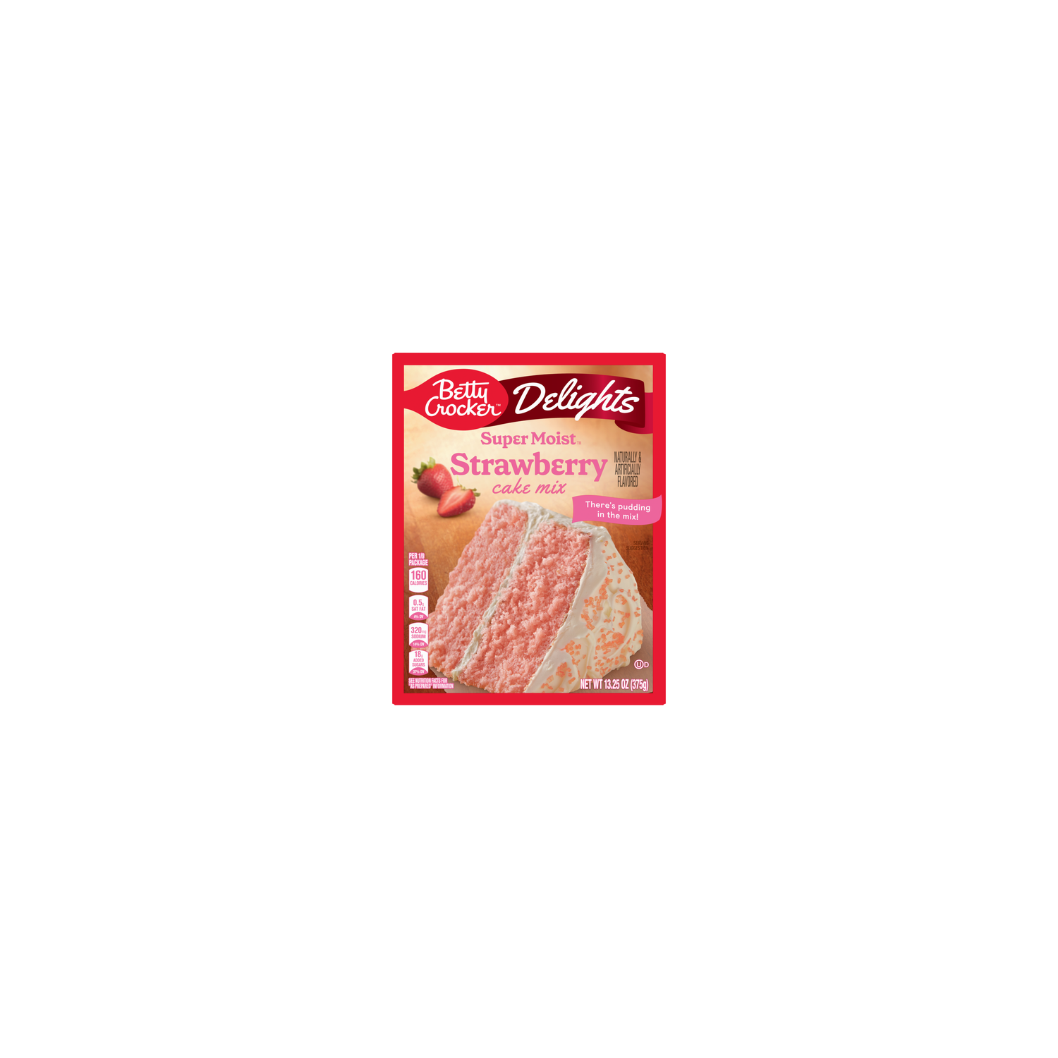 Betty Crocker Delights Super Moist Strawberry Cake Mix