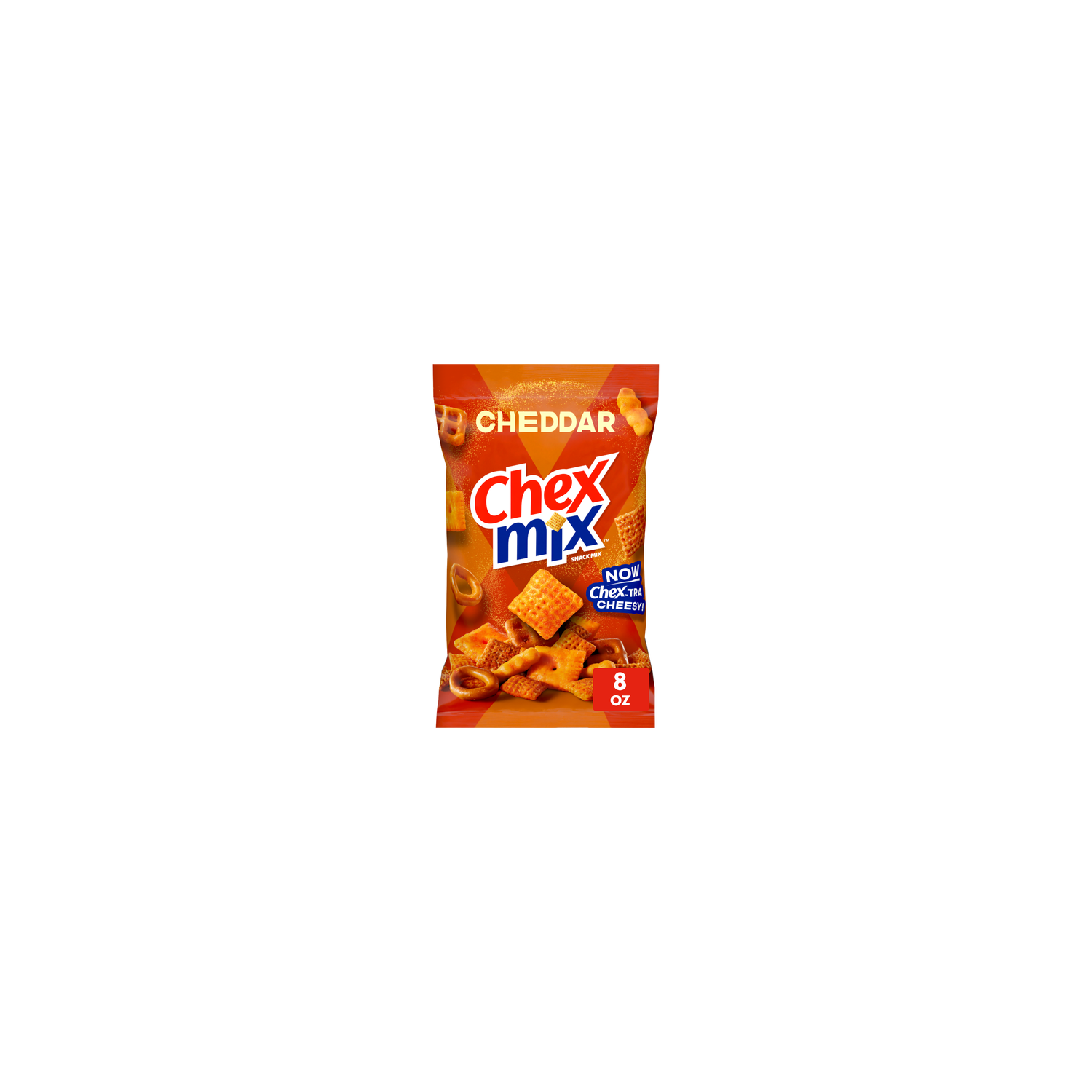 Chex Mix Cheddar Snack Mix, Savory Bag - 8 Ounce Image 1 of 4