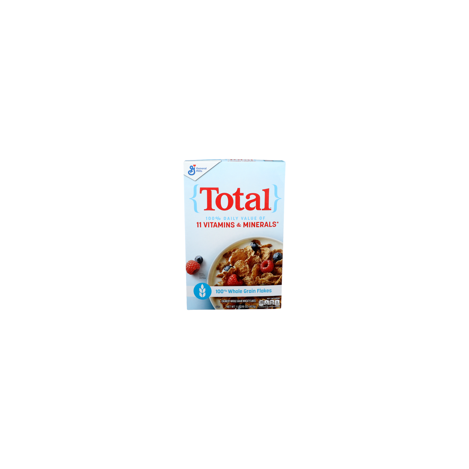 General Mills Total Crunchy Whole Grain Wheat Flakes - 1 Pound Image 1 of 4