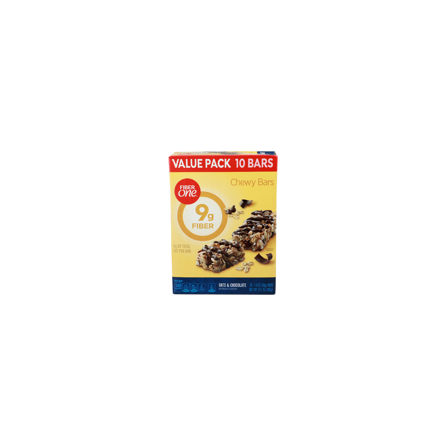 Fiber One Oats & Chocolate Value Pack Chewy Bars - 1.41 Ounce - 10 Count Image 1 of 4