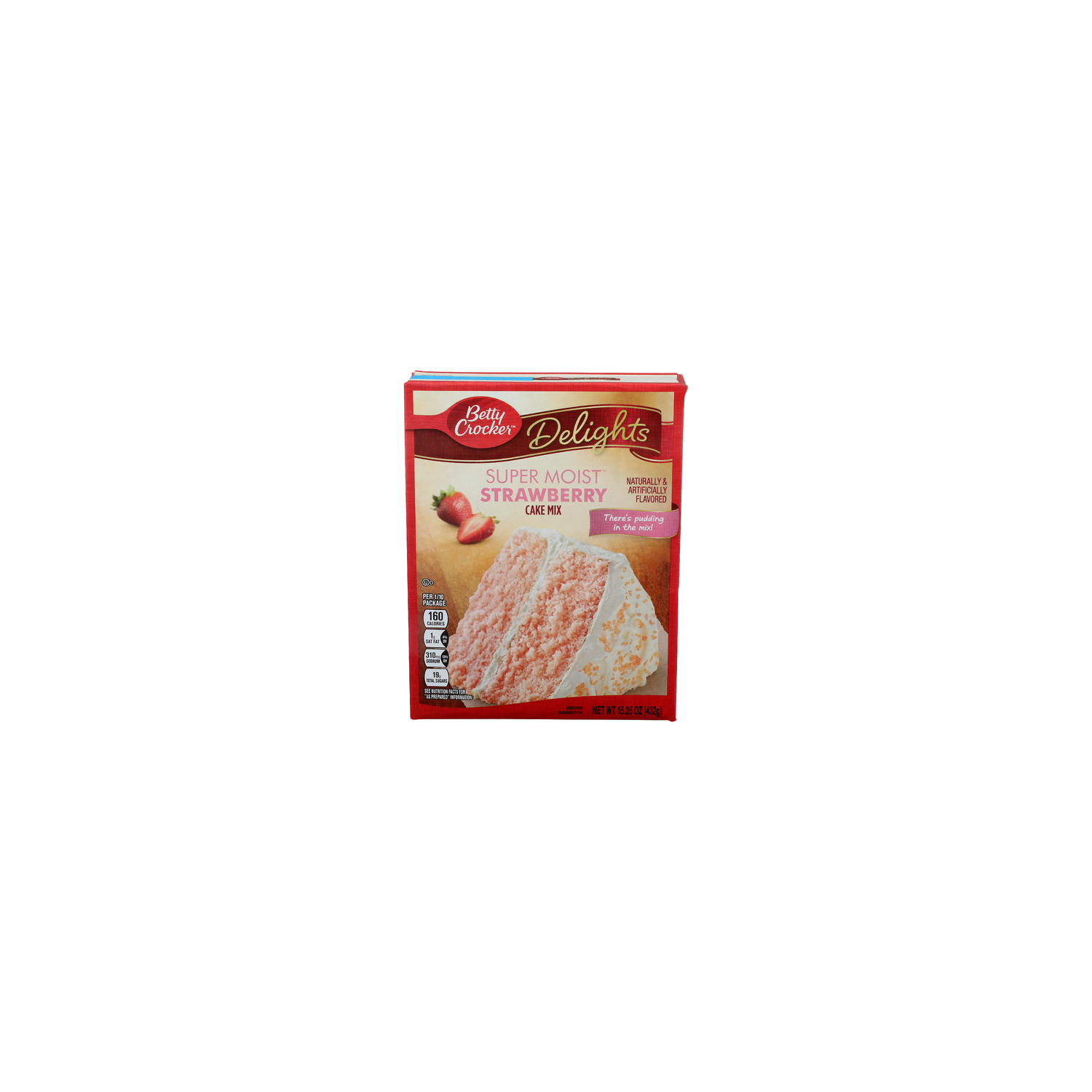 Betty Crocker Delights Super Moist Strawberry Mix - 15.25 Ounce Image 1 of 4