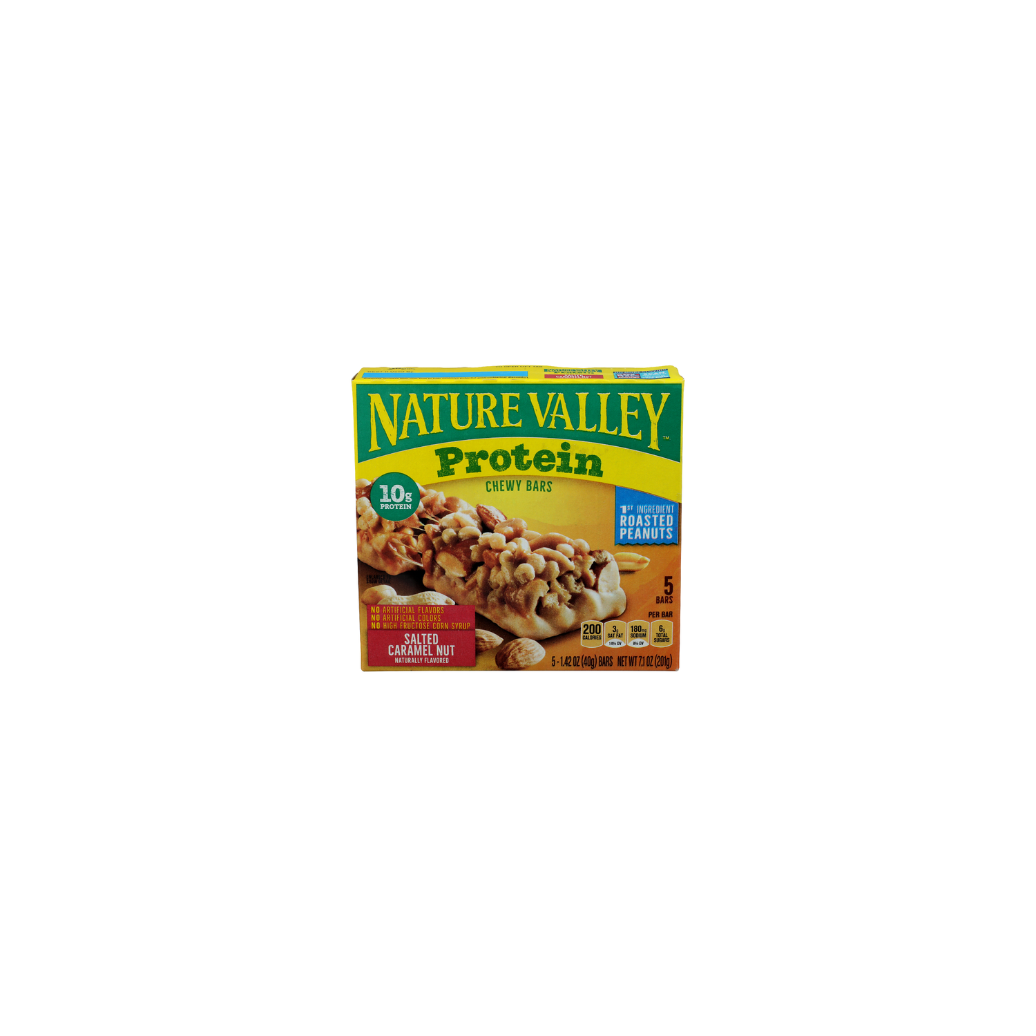 Nature Valley Protein Salted Caramel Nut Chewy Bars - 1.42 Ounce - 5 Count Image 1 of 4