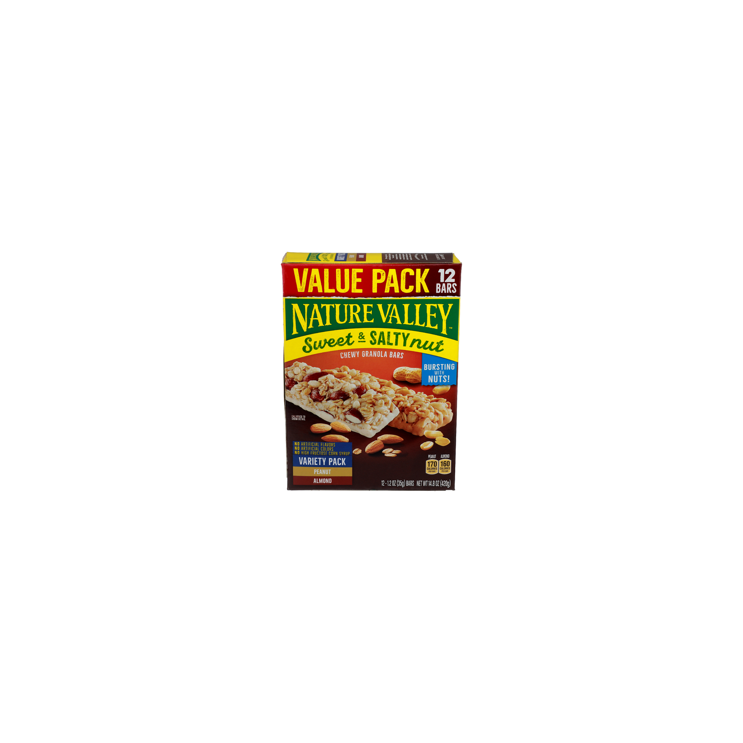 Nature Valley Sweet & Salty Nut Peanut Almond Chewy Granola Bars - 1.233 Ounce - 12 Count Image 1 of 4