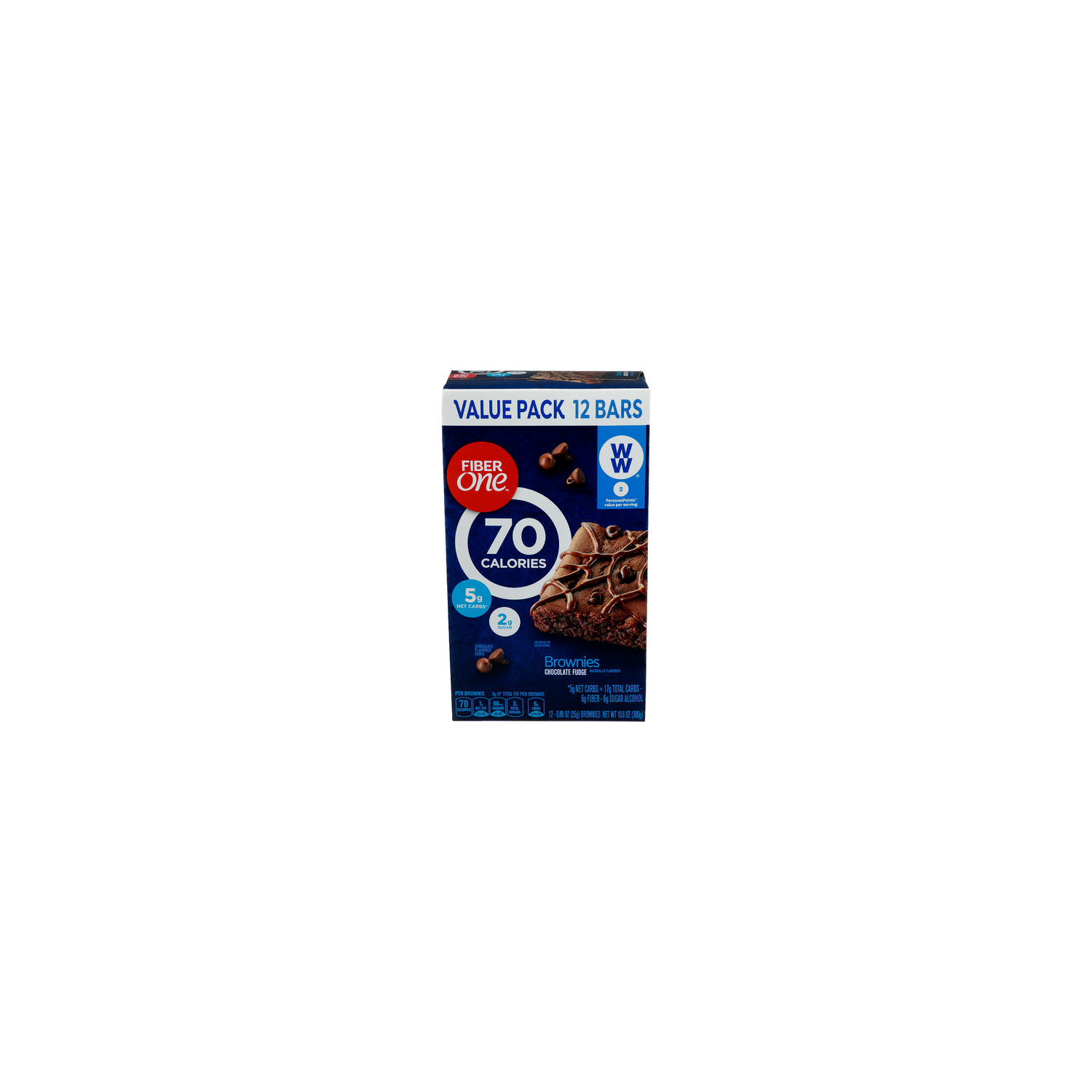 Fiber One Chocolate Fudge Value Pack Brownies - 0.883 Ounce - 12 Count Image 1 of 4