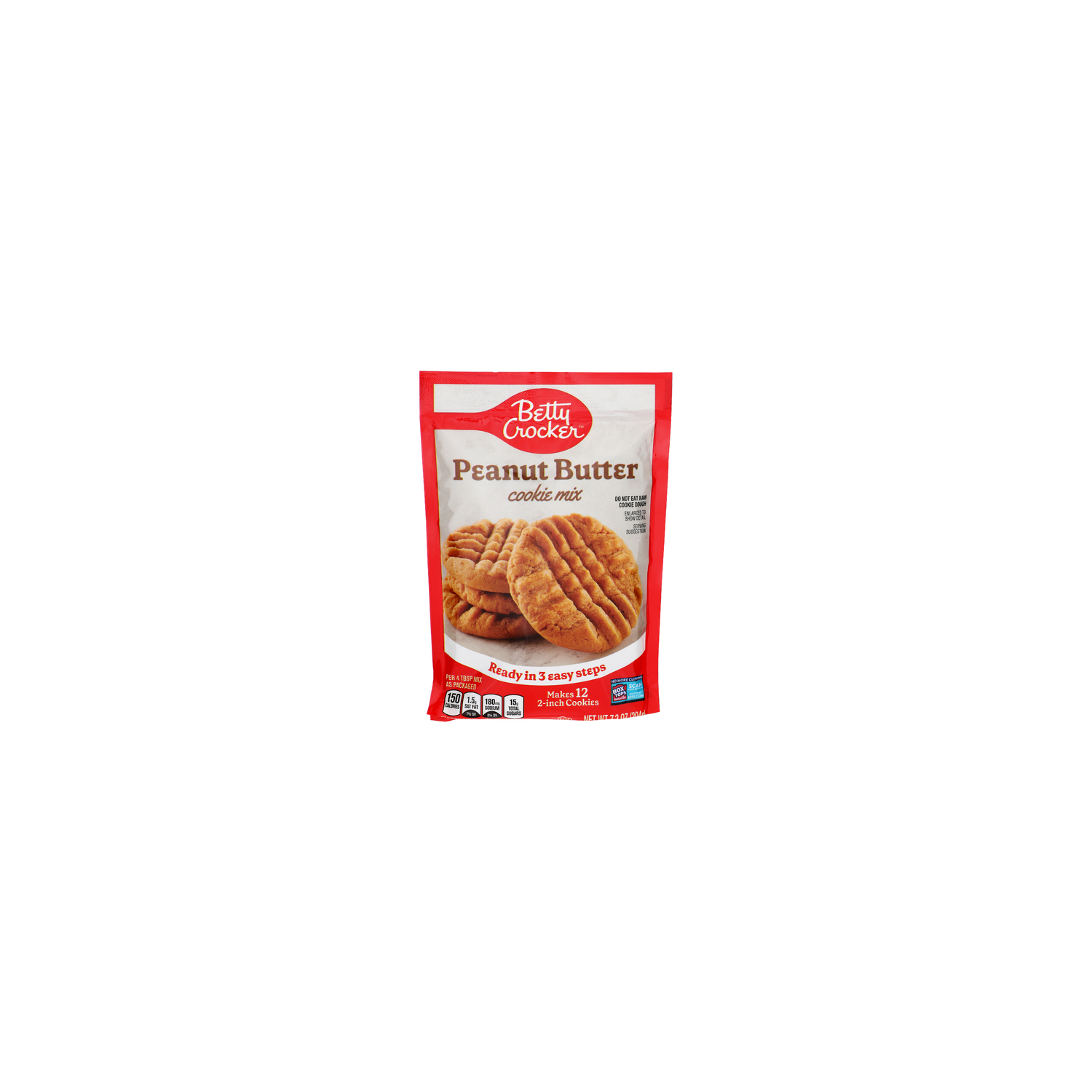 Betty Crocker Peanut Butter Cookie Mix - 0.6 Ounce - 12 Count Image 1 of 4