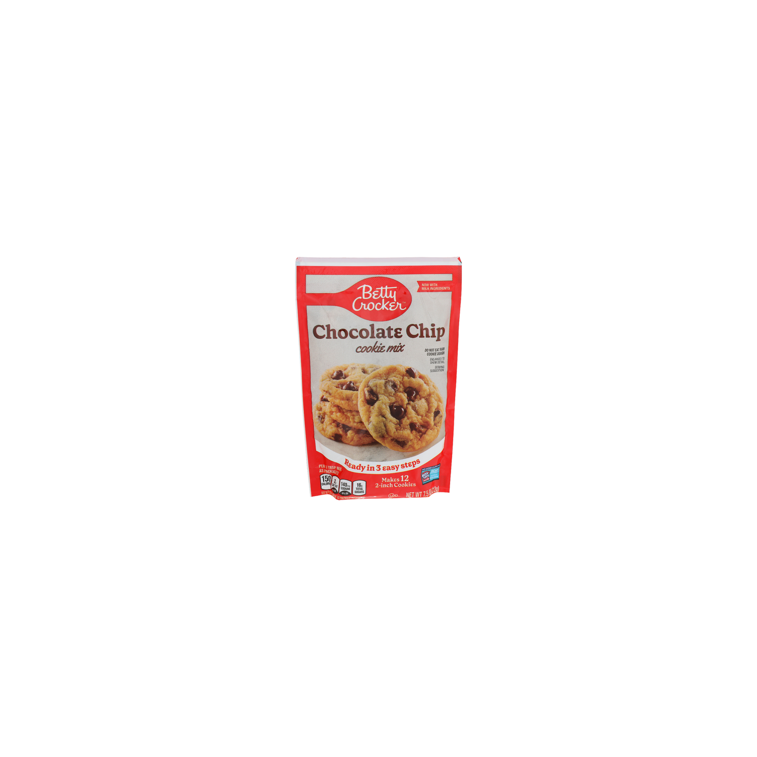 Betty Crocker Chocolate Chip Cookie Mix - 0.625 Ounce - 12 Count Image 1 of 4