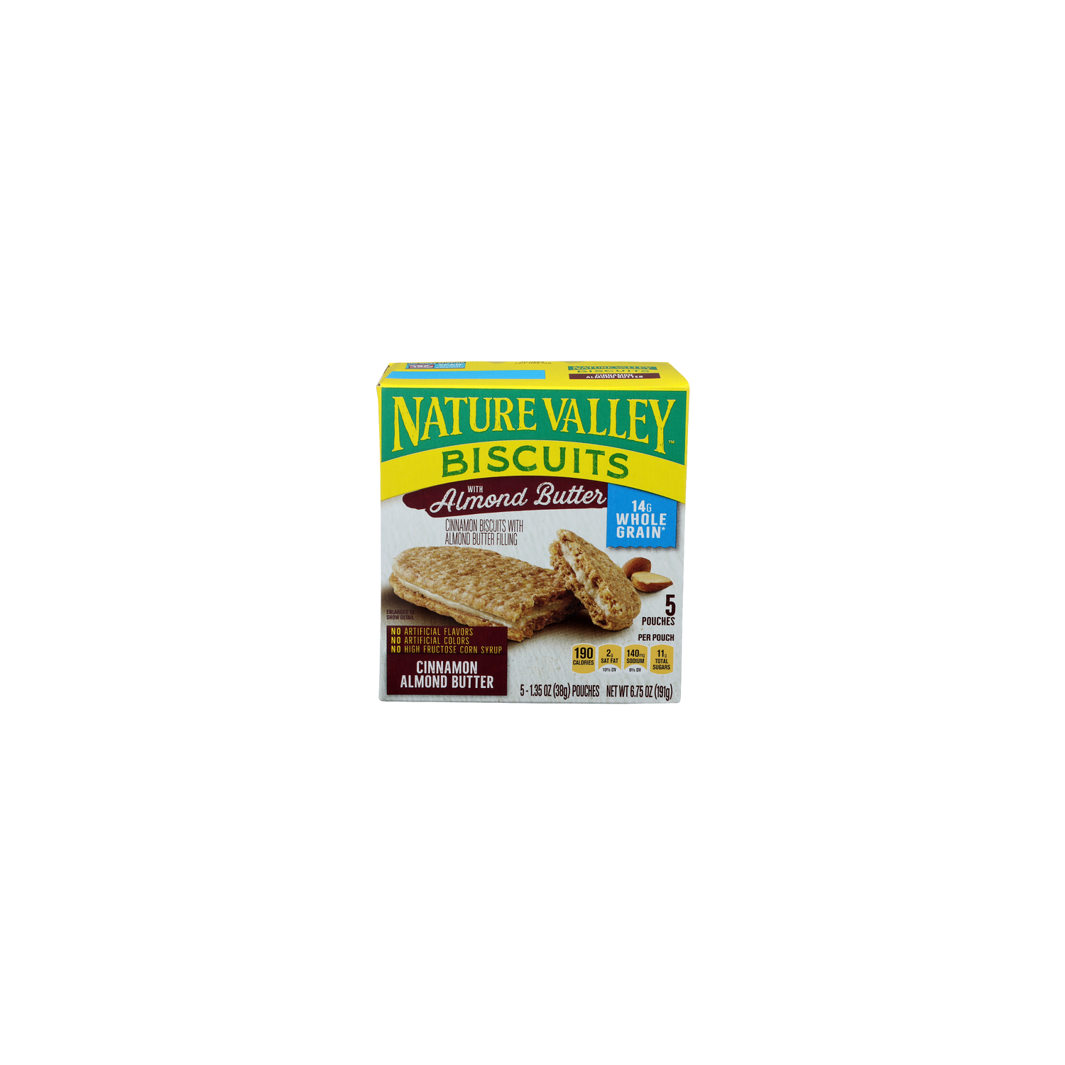 Nature Valley Biscuits Cinnamon Almond Butter - 1.35 Ounce - 5 Count Image 1 of 4