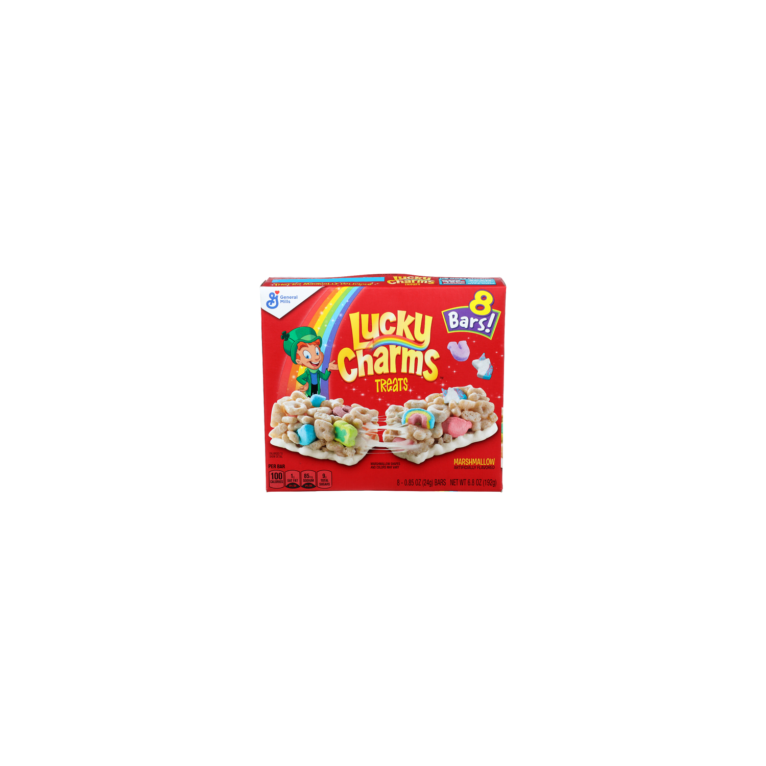 General Mills Lucky Charms Marshmallow Lucky Charms Treats - 0.85 Ounce - 8 Count Image 1 of 4