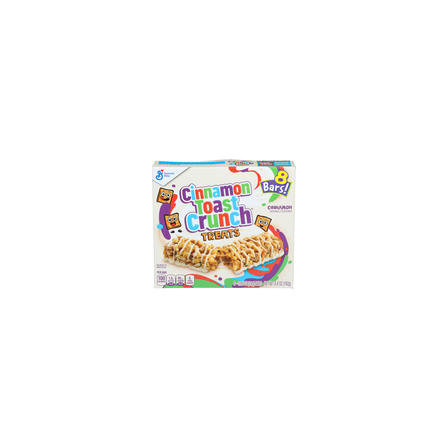 General Mills Cinnamon Toast Crunch Treat Bars - 0.85 Ounce - 8 Count Image 1 of 4