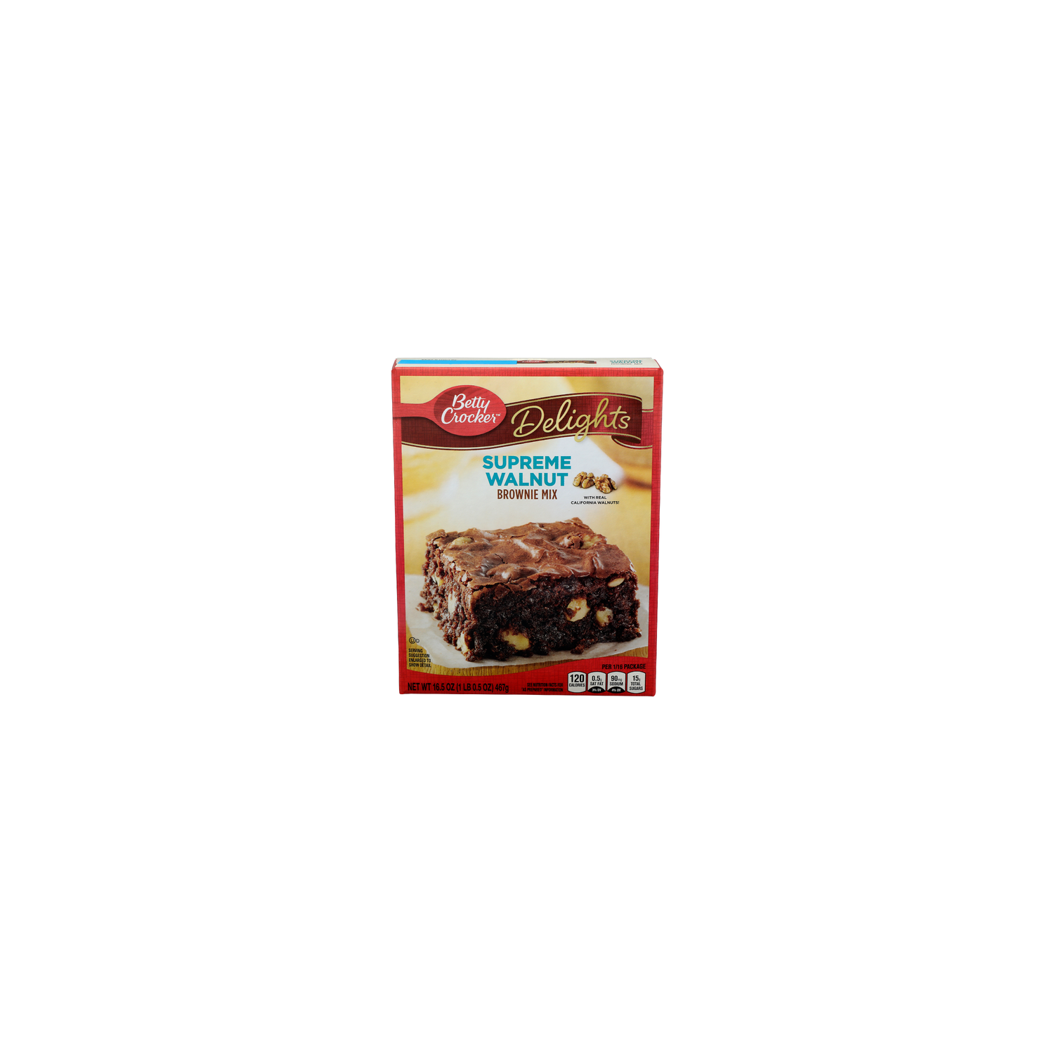 Betty Crocker Delights Supreme Walnut Delights Brownie Mix - 16.5 Ounce Image 1 of 4