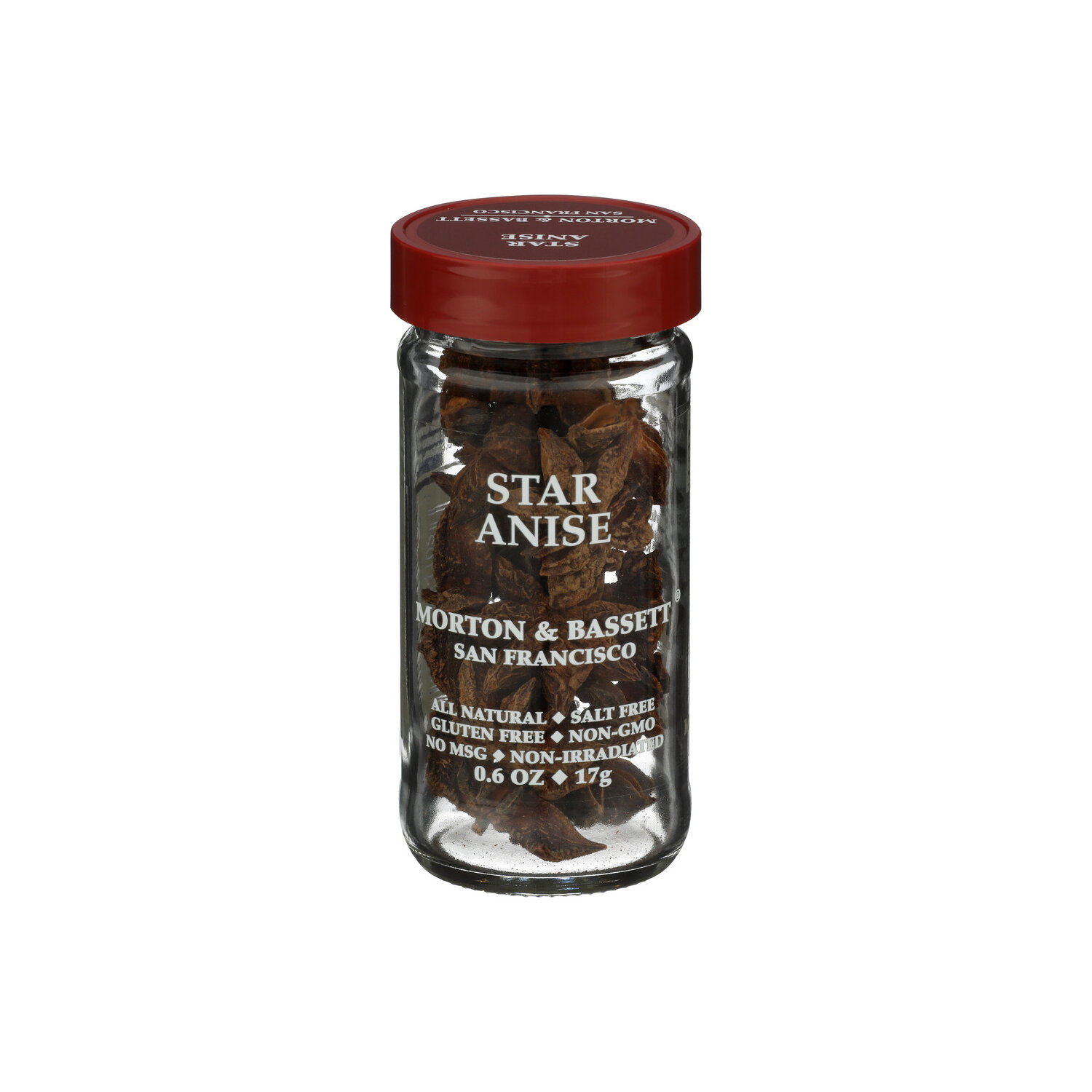 MORTON & BASSETT Spices Whole Star Anise - 0.6 Ounce Image 1 of 2