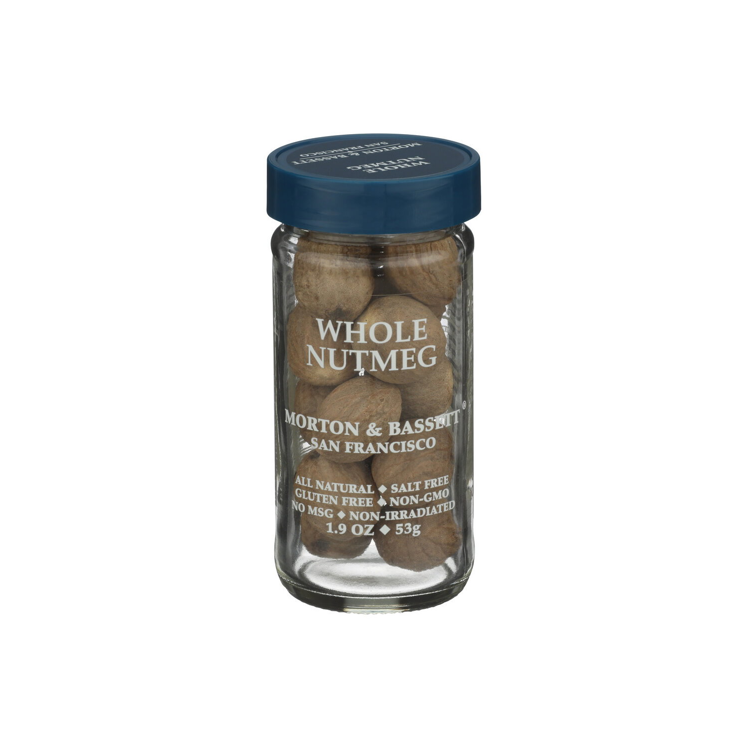 MORTON & BASSETT Spices Whole Nutmeg - 1.9 Ounce Image 1 of 2