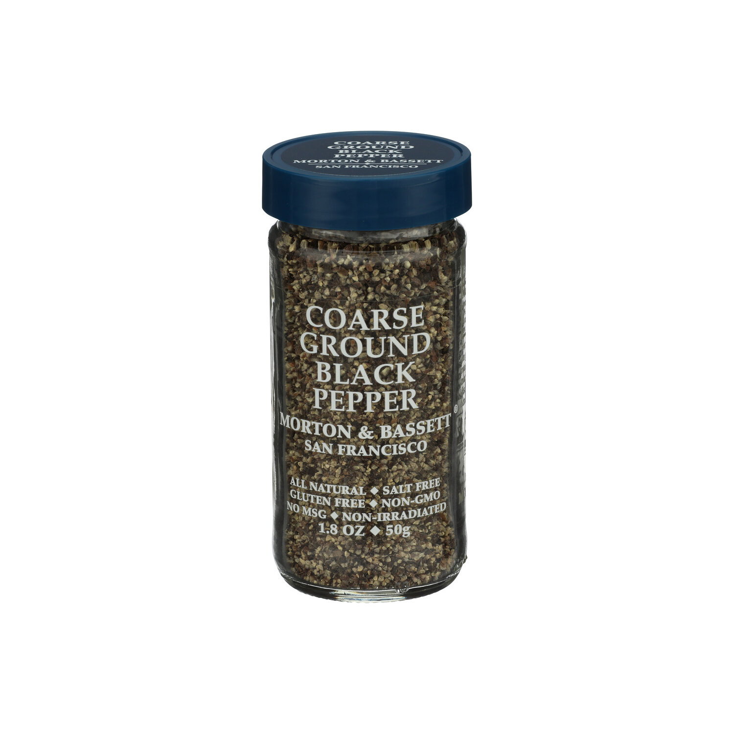 MORTON & BASSETT Ground Pepper Black Coarse - 1.8 Ounce Image 1 of 2