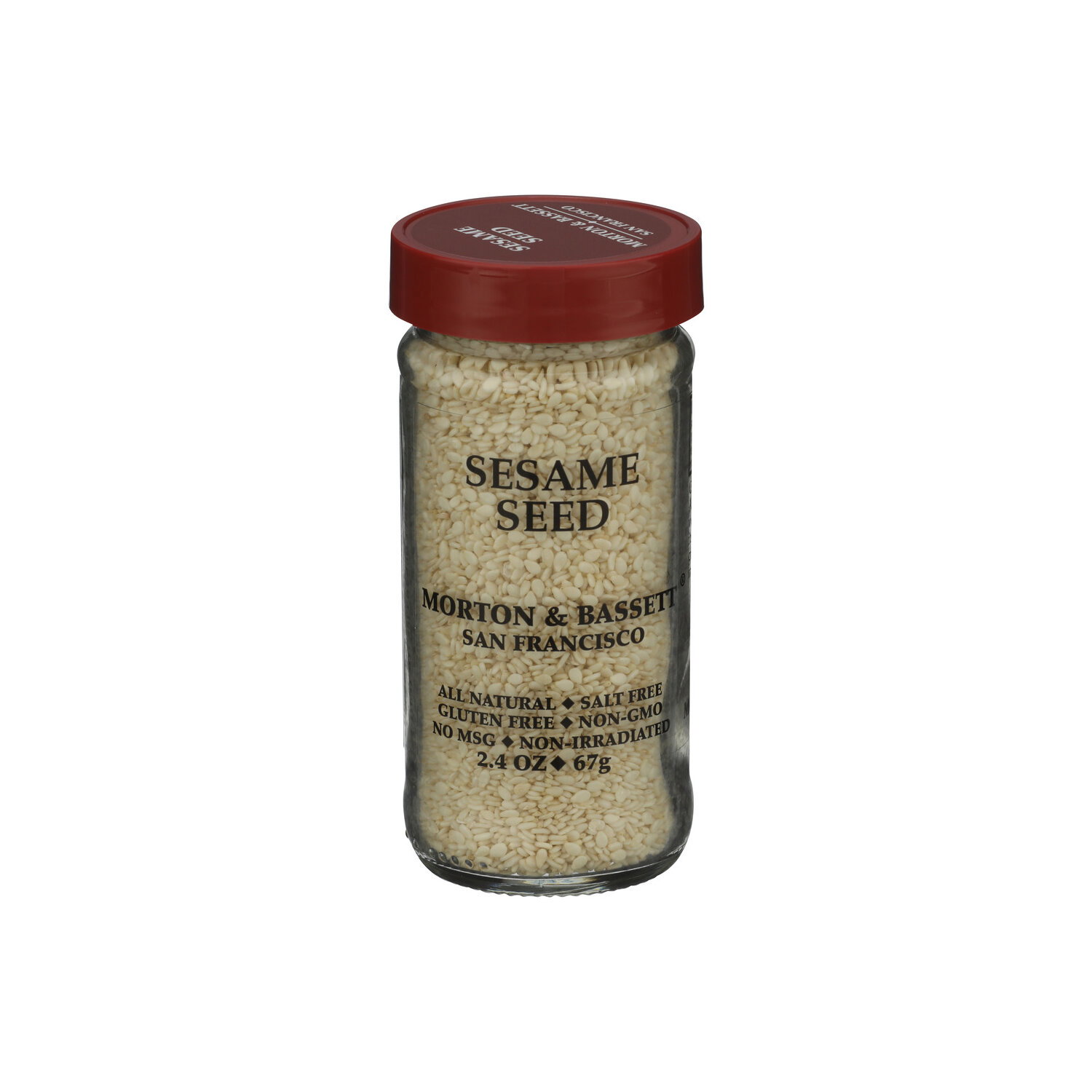 MORTON & BASSETT Whole Seasoning Sesame Seed - 2.4 Ounce Image 1 of 2