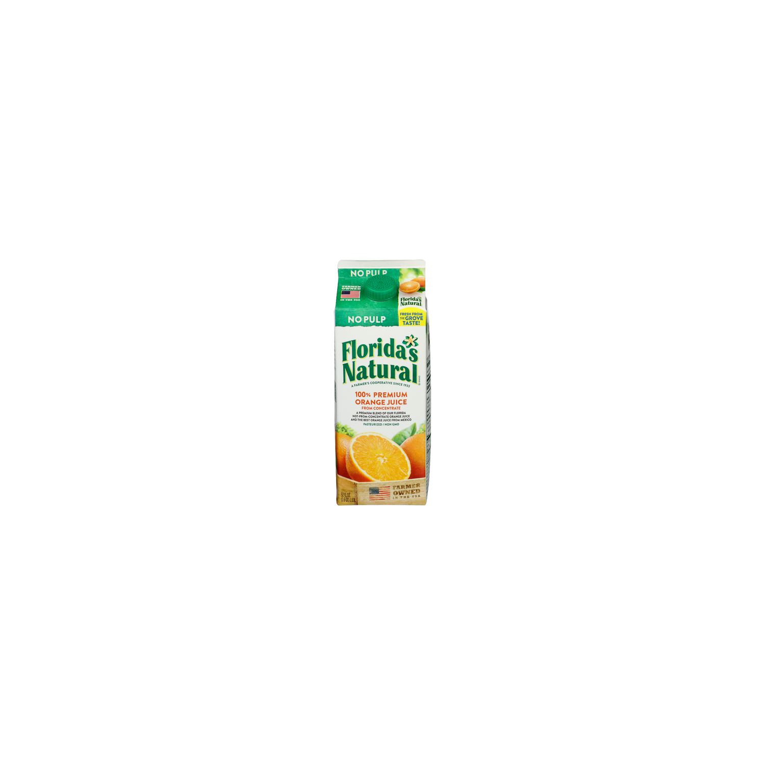 FLORIDA's Natural 100% Premium Orange Juice No Plup Brand - 52 Fluid Ounce Image 1 of 4