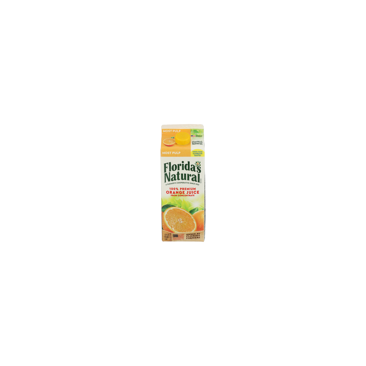 FLORIDA's Natural 100% Premium Orange Juice Most Plup Pulp - 52