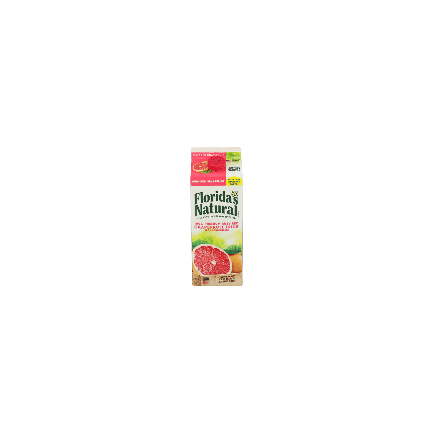 Florida's Natural 100% Premium Ruby Red Grapefruit Juice - 52 Fluid Ounce Image 1 of 4