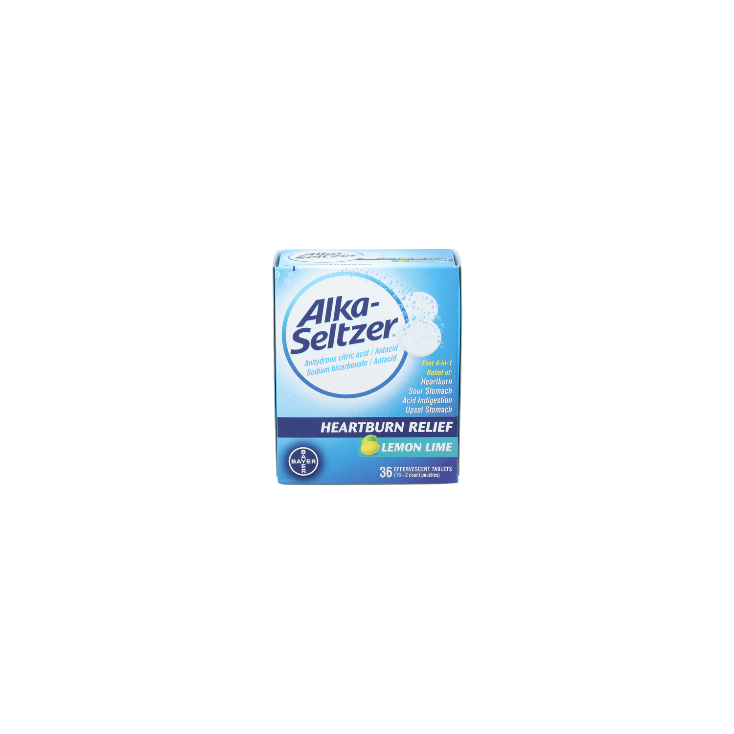 ALKA-SELTZER Lemon Lime Heartburn Relief - 36 Count Image 1 of 2