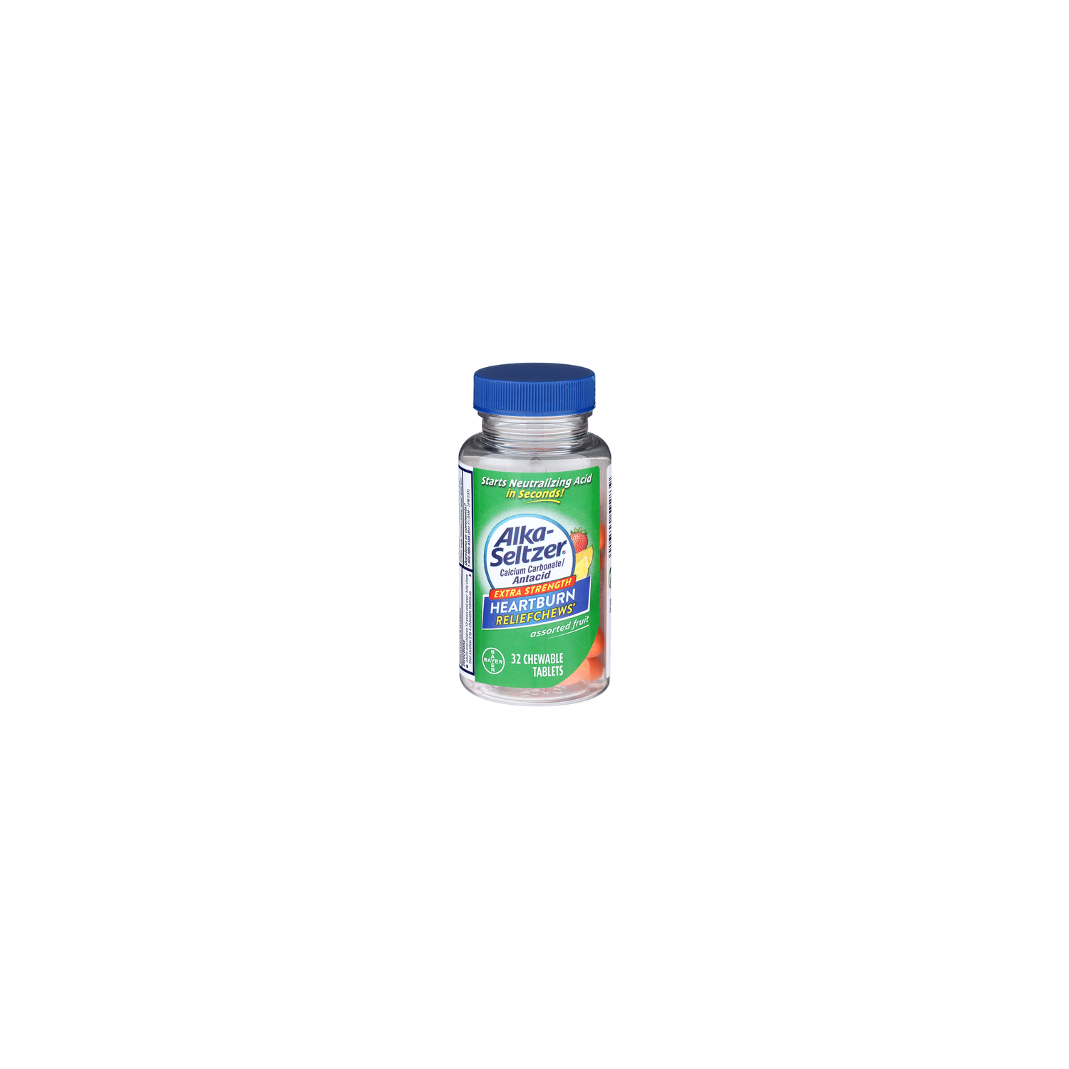 ALKA-SELTZER Assorted Fruit Calcium Carbonate Antacid - 32 Count Image 1 of 4