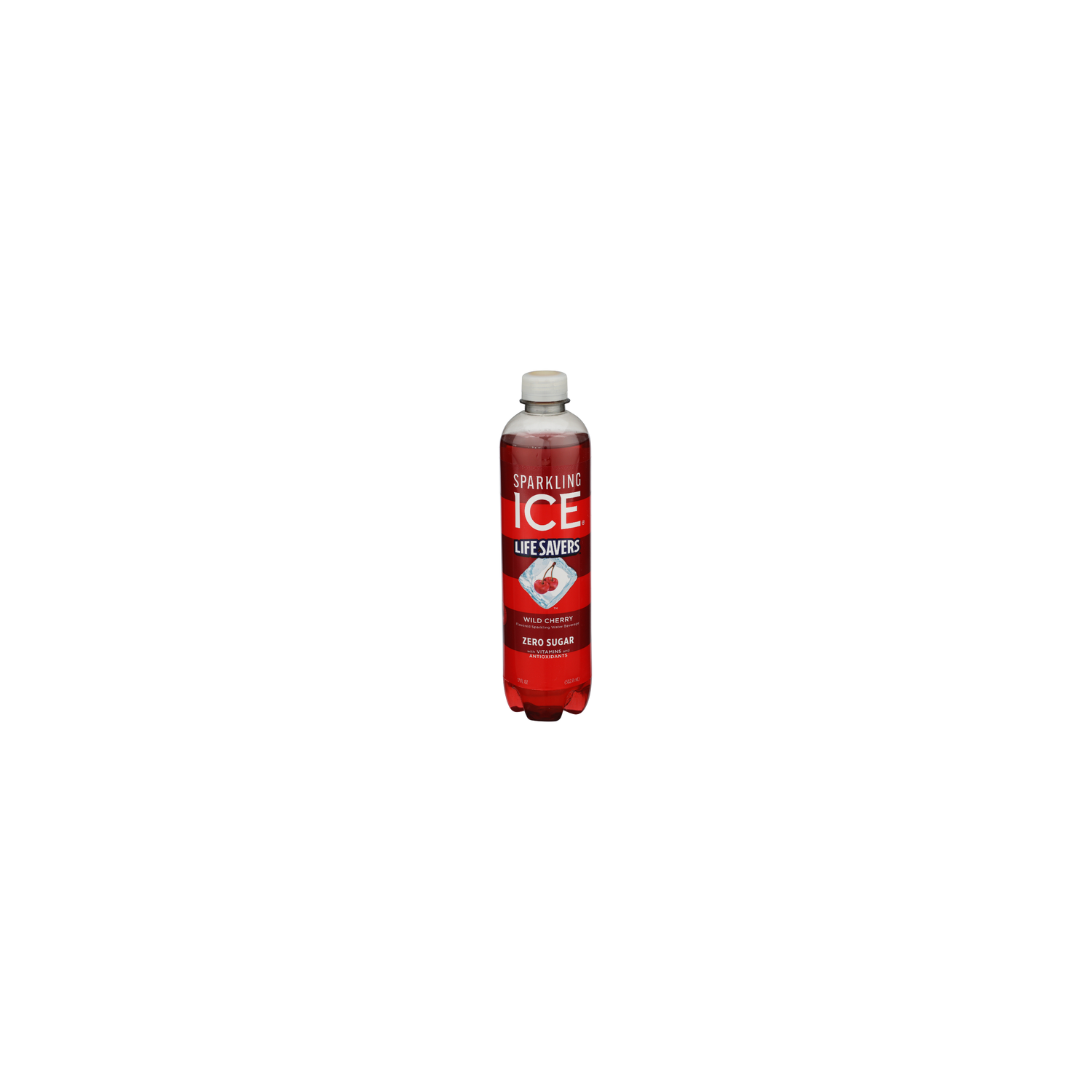 Sparkling Ice Wild Cherry Water Soarkling Zero Calorie Life Savers Water - 17 Fluid Ounce Image 1 of 4
