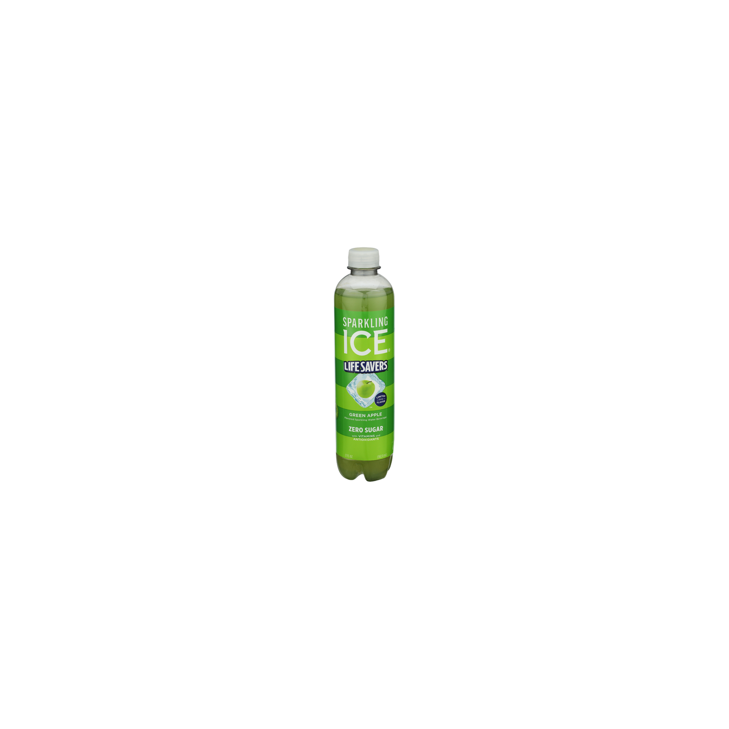 Sparkling Ice Green Apple Water Soarkling Zero Calorie Life Savers Water - 17 Fluid Ounce Image 1 of 4