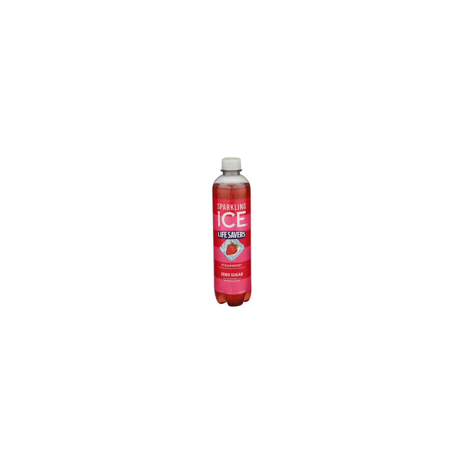 Sparkling Ice Strawberry Water Soarkling Zero Calorie Life Savers Water - 17 Fluid Ounce Image 1 of 4