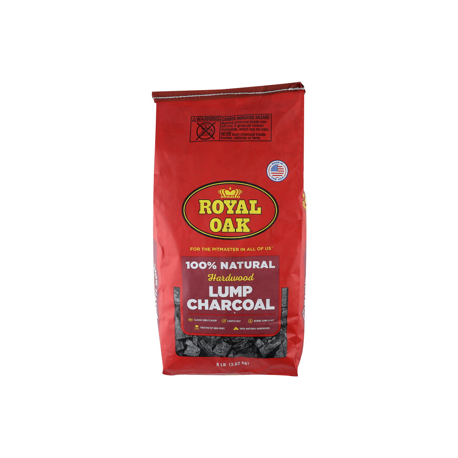 Royal Oak Lump Charcoal, 100% Natural, Hardwood - 8 Pound Image 1 of 3