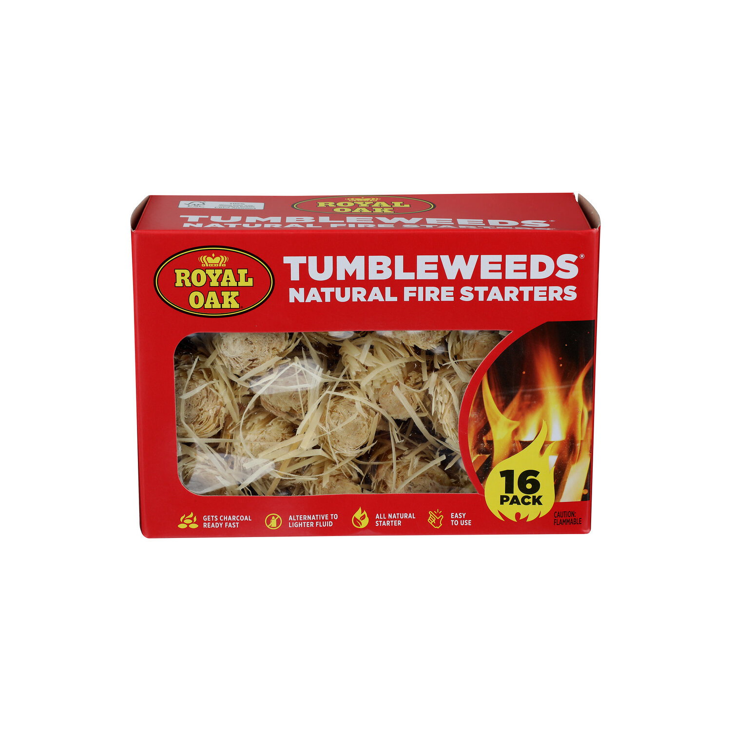 Royal Oak Tumbleweed Natural Fire Starter - 16 Count Image 1 of 3