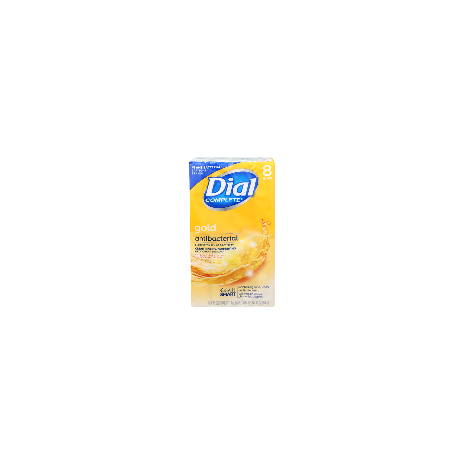 Dual Complete Gold Deodorant Bar Soap - 4 Ounce - 8 Count Image 1 of 2