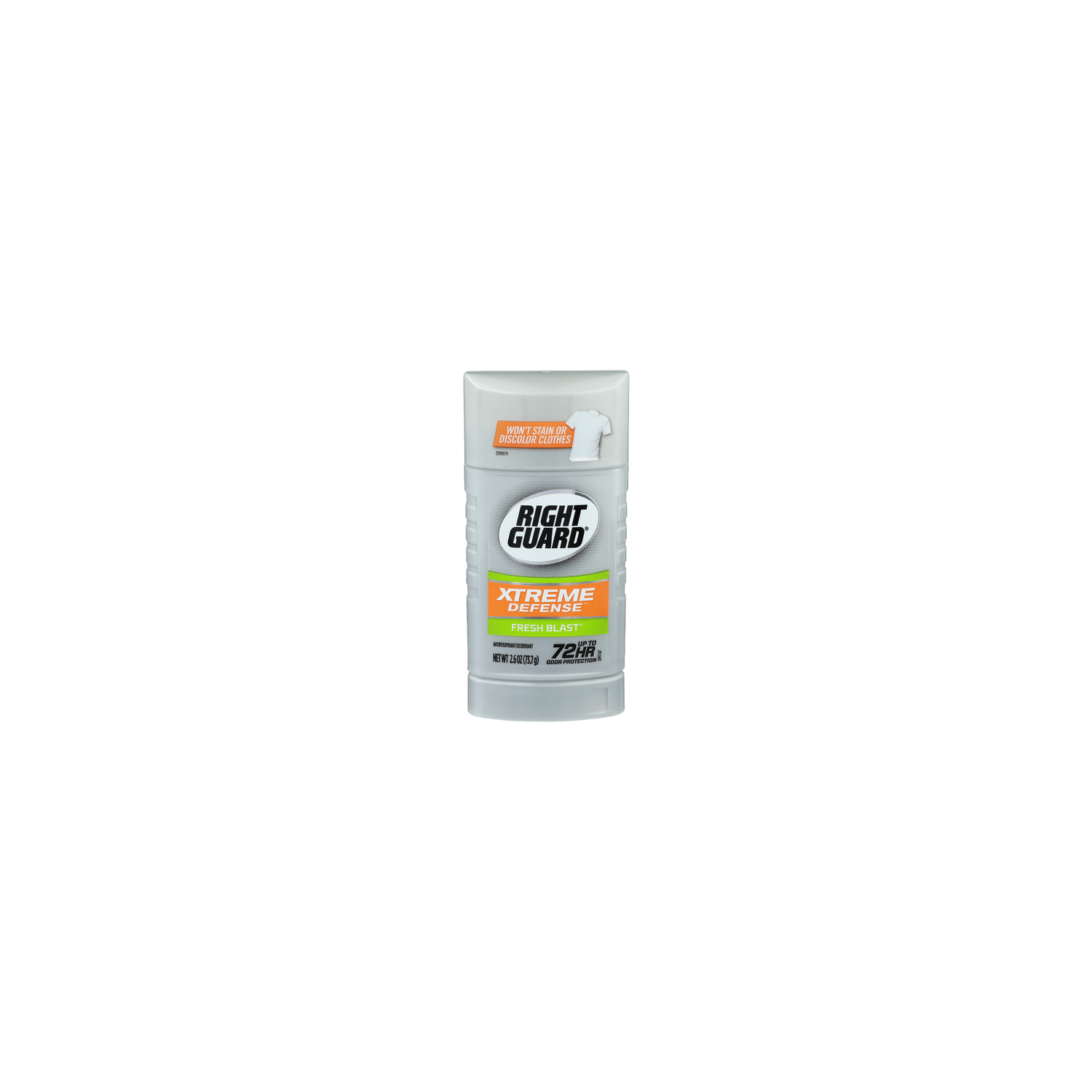 Right Guard Xtreme Defense Fresh Blast Antiperspirantdeodorant - 2.6 Ounce Image 1 of 2