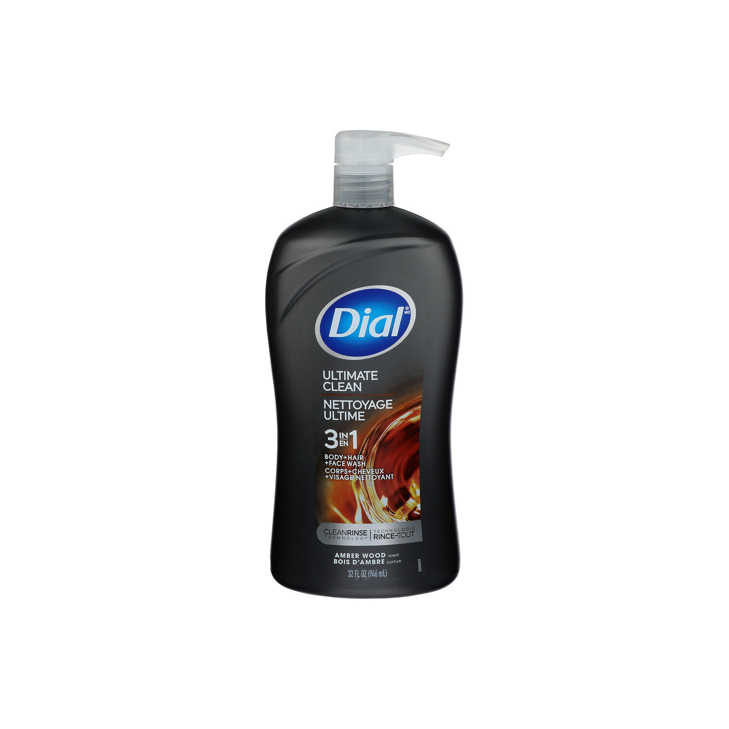 Dial Ultimate Clean Men 3-in-1 Body Hair & Face Wash - 32 Fluid Ounce Image 1 of 3
