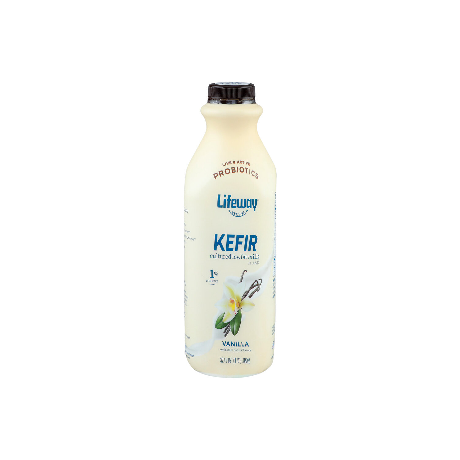 Lifeway Madagascar Vanilla Kefir Low Fat - 32 Fluid Ounce Image 1 of 4