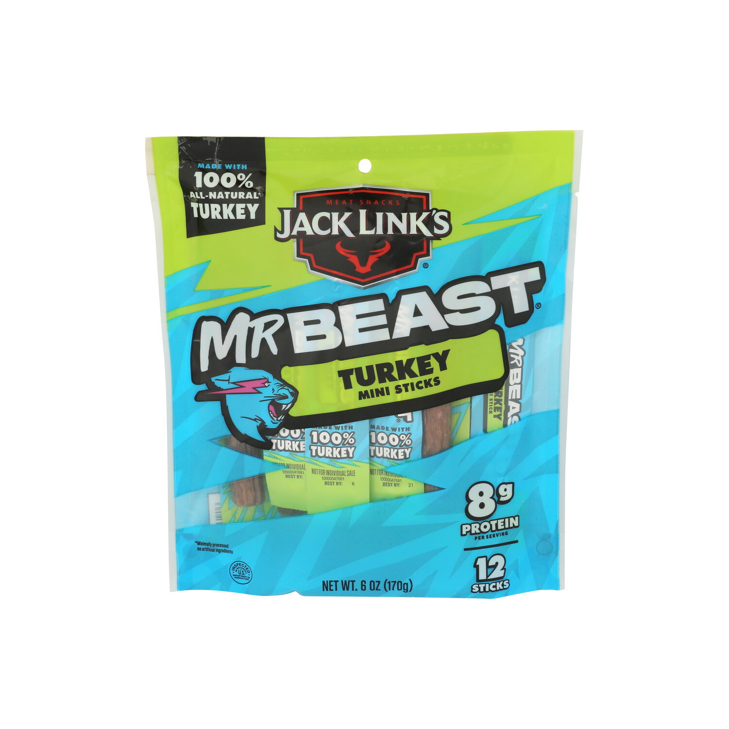Jack LINK's Savory Herb Jl Tu Svhb Stix 1/8 Mb Rrp - 0.5 Ounce - 12 Count Image 1 of 4