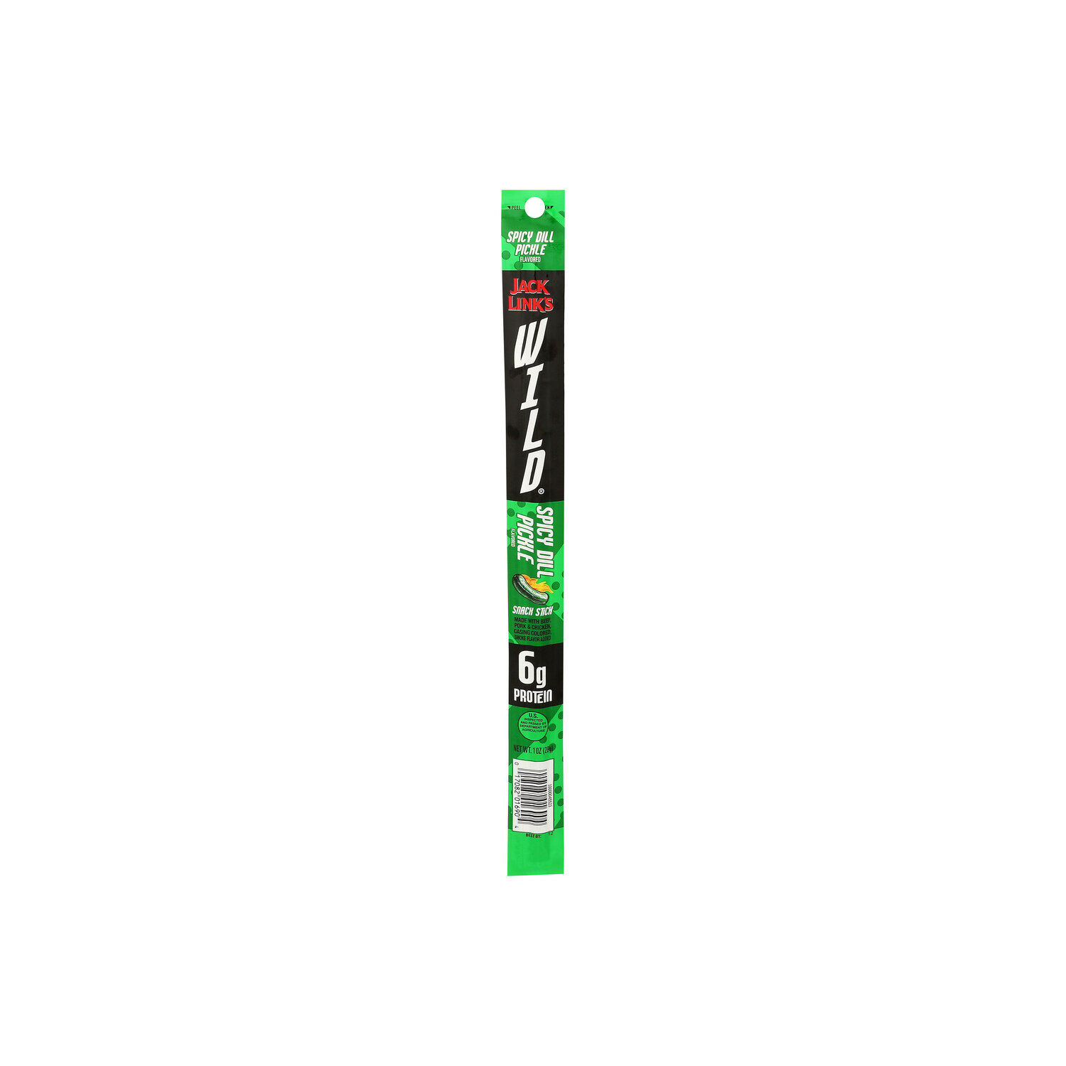JACK LINK'S WILD Spicy Dill Pickle Meat Sticks - 1 Ounce Image 1 of 4
